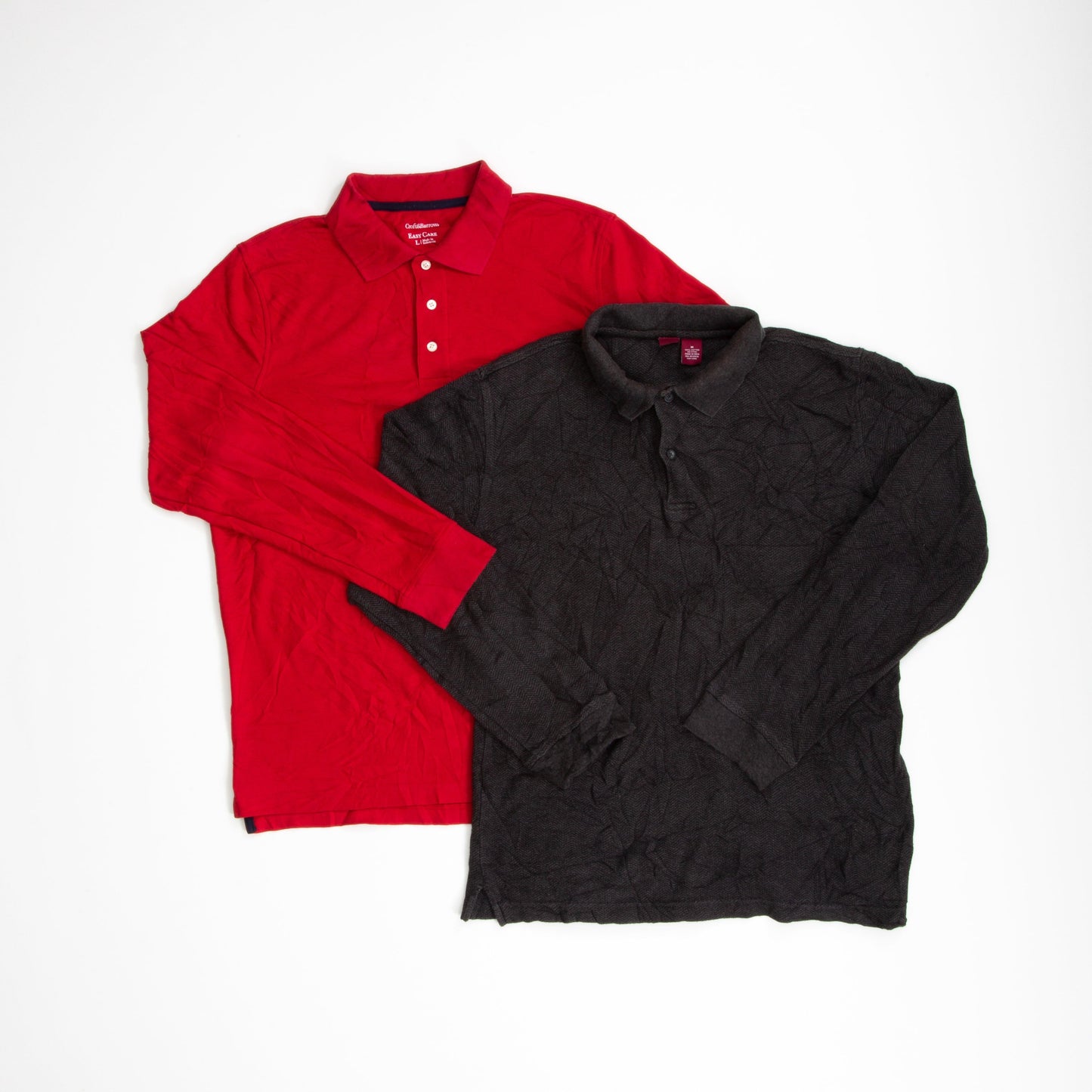 Preloved Long Sleeve Polo Shirts | Set of 2 Shirts & Tops Goodfair