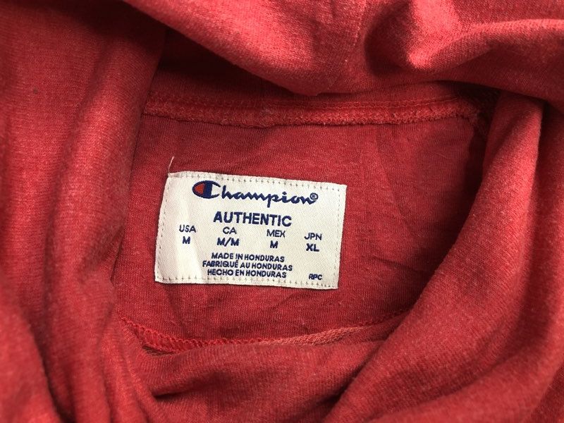 Red champion clearance sweatshirt womens