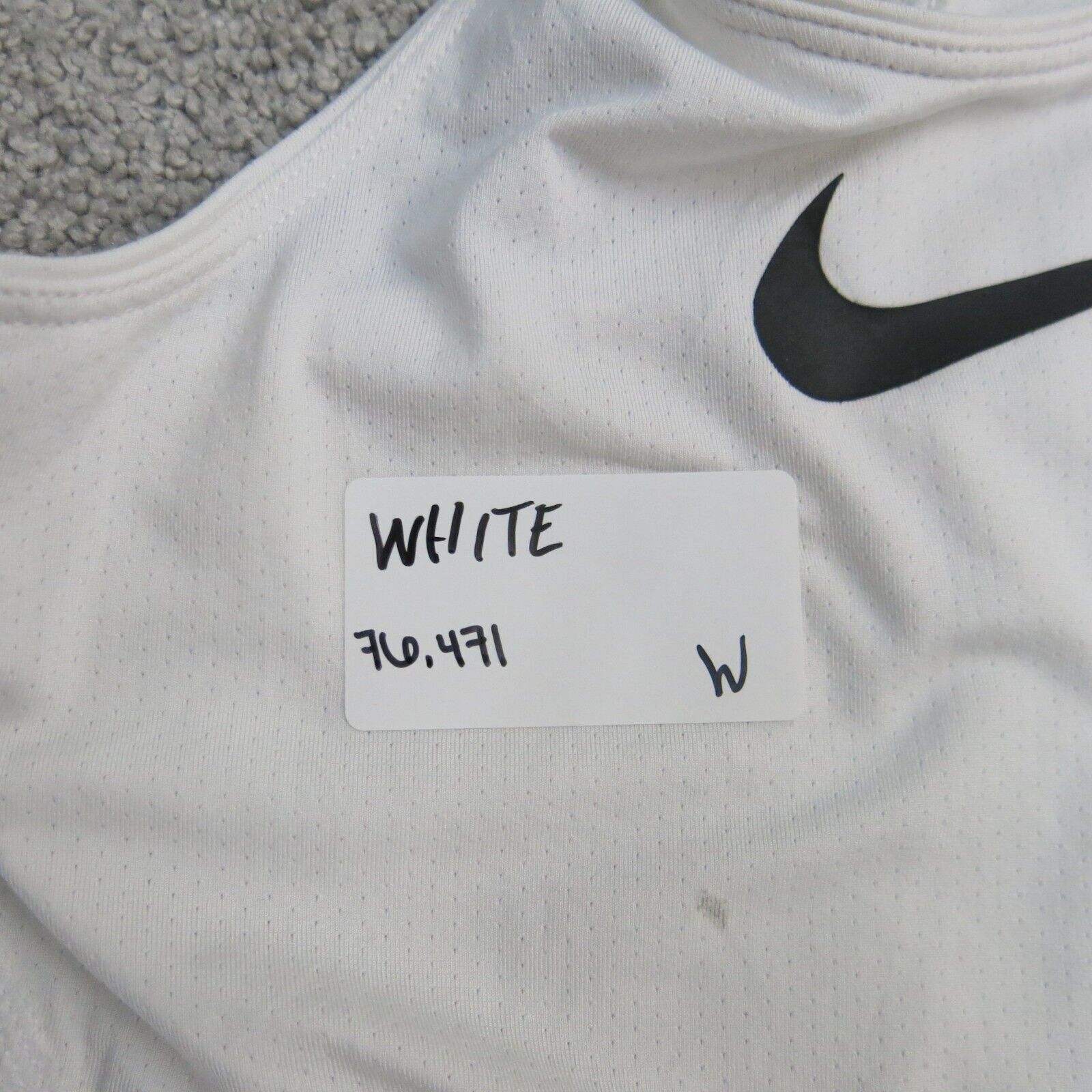 Nike Tank Top Womens S White Dri Fit Outdoors Racerback