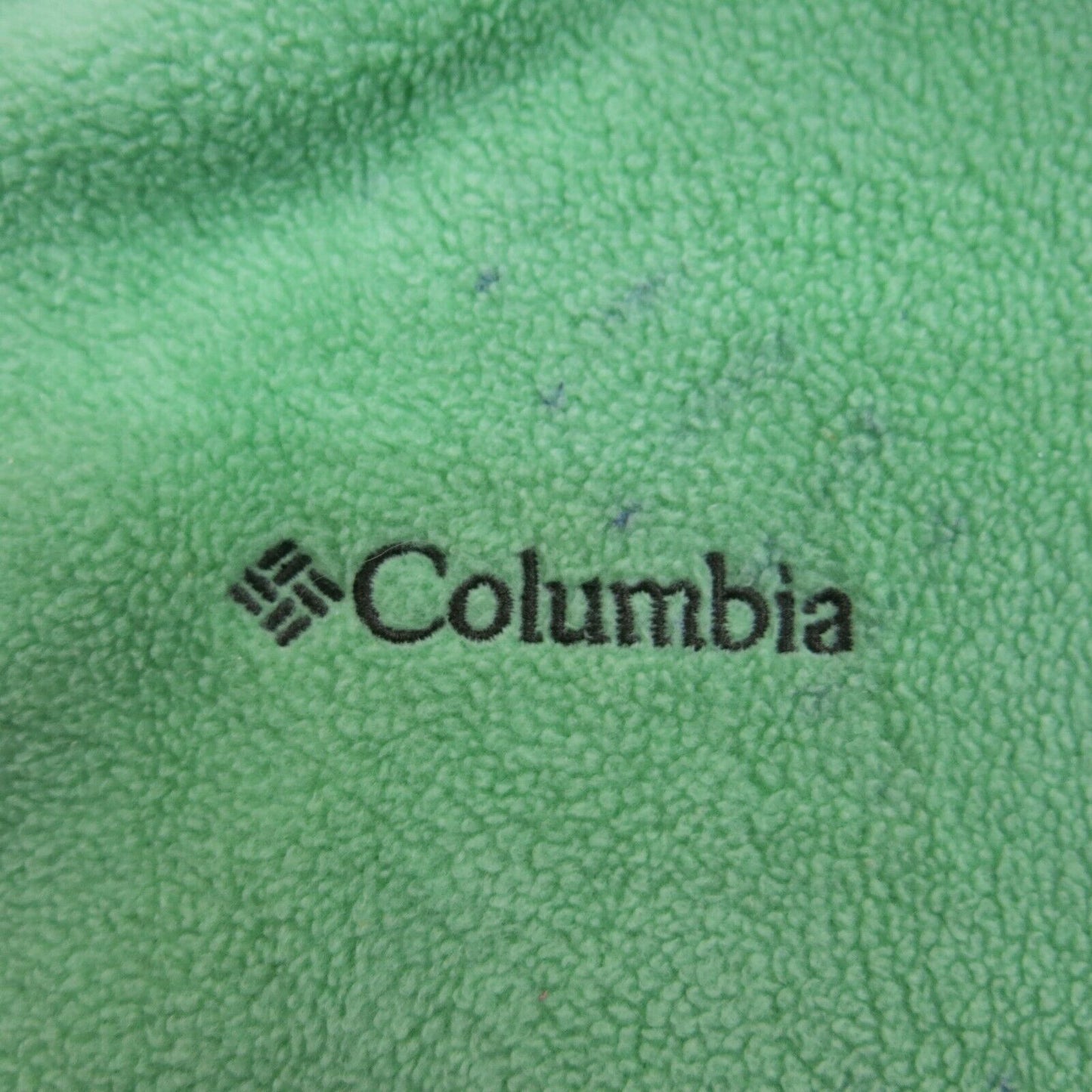 Columbia Women Full Zip Up Fleece Jacket Long Sleeves Pockets Green Size Medium