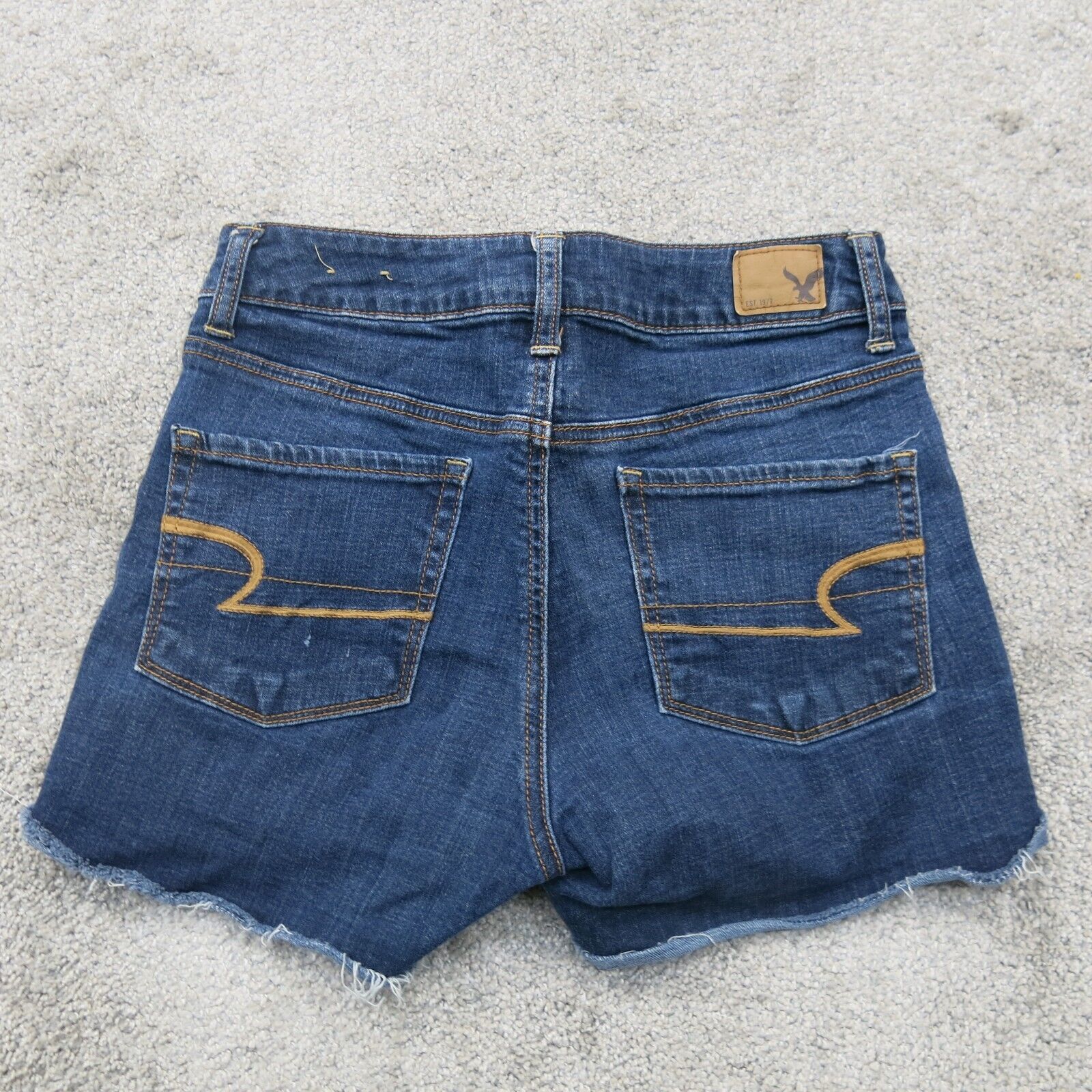 American eagle extra hot sale short jeans length