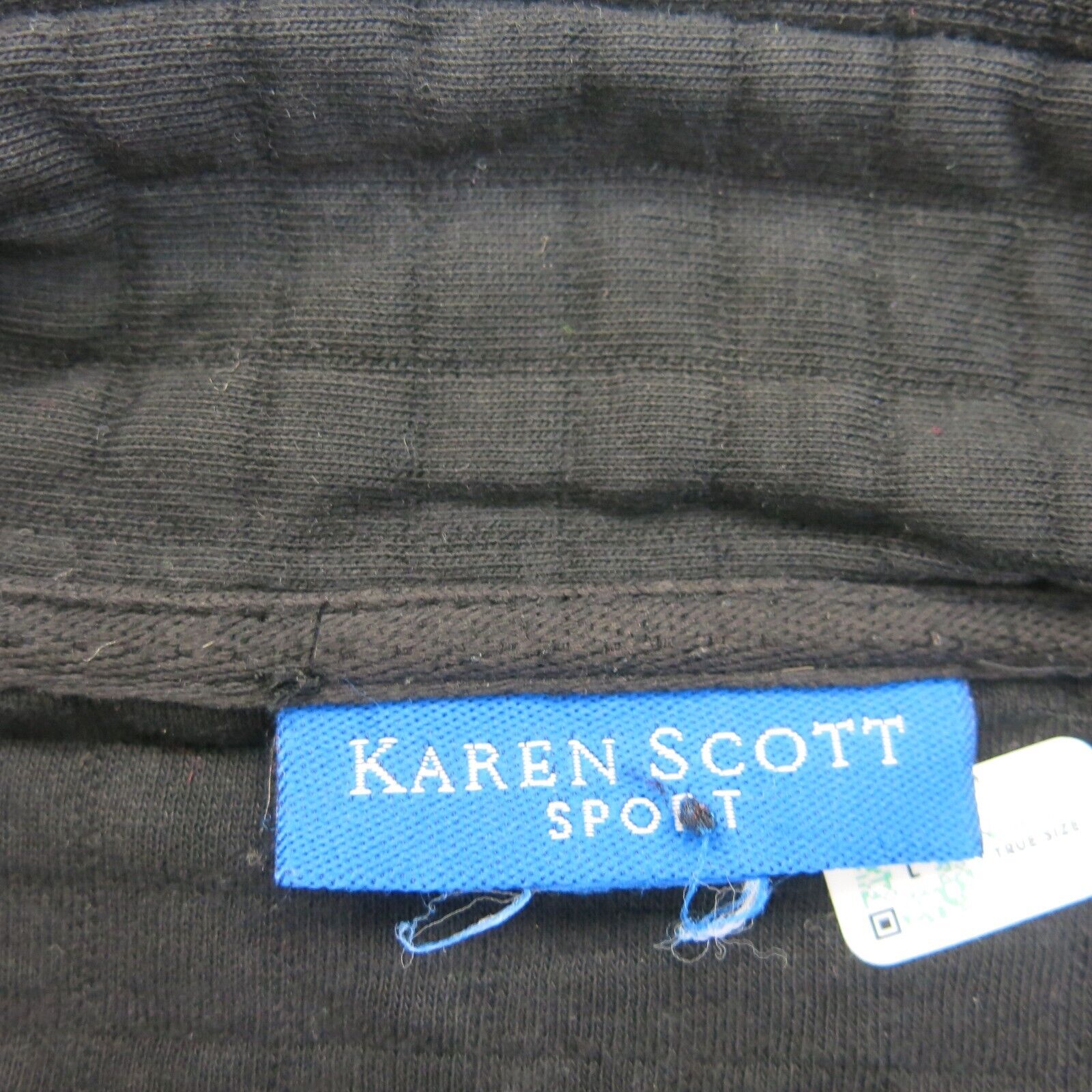 Karen Scott Women's Floral-Print Sweatshirt Gray Size Medium 