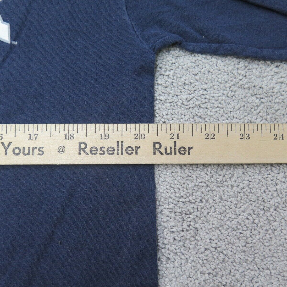 Champion Shirt Mens Large Blue Crew Neck Tee 100% Cotton