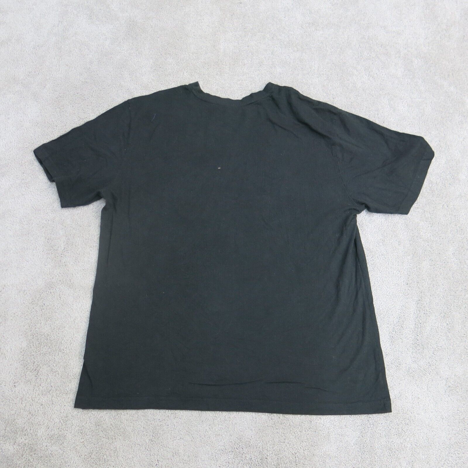 Reebok Shirt Mens Large Black Short Sleeve Crew Neck T