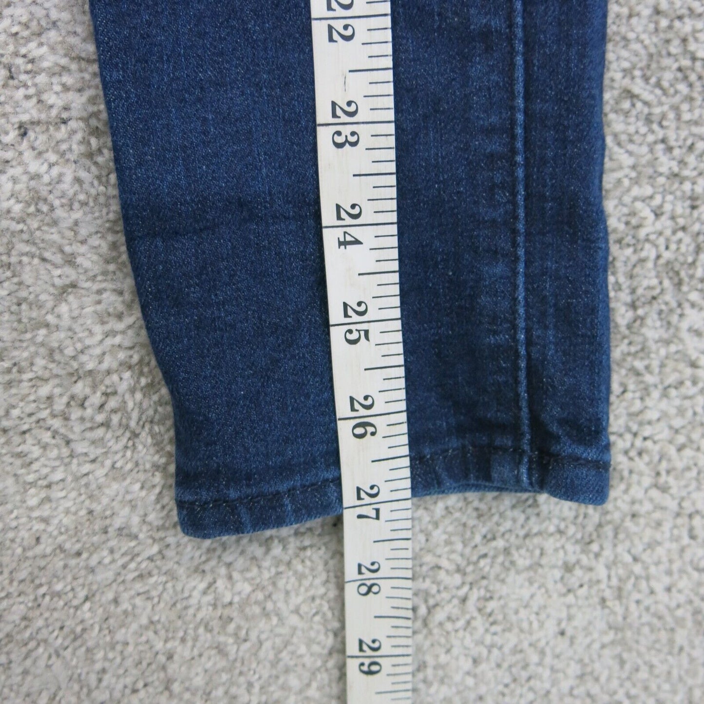 Levis Womens Demi Curve Modern Rise Skinny Jeans Stretch Blue Size W25xL32