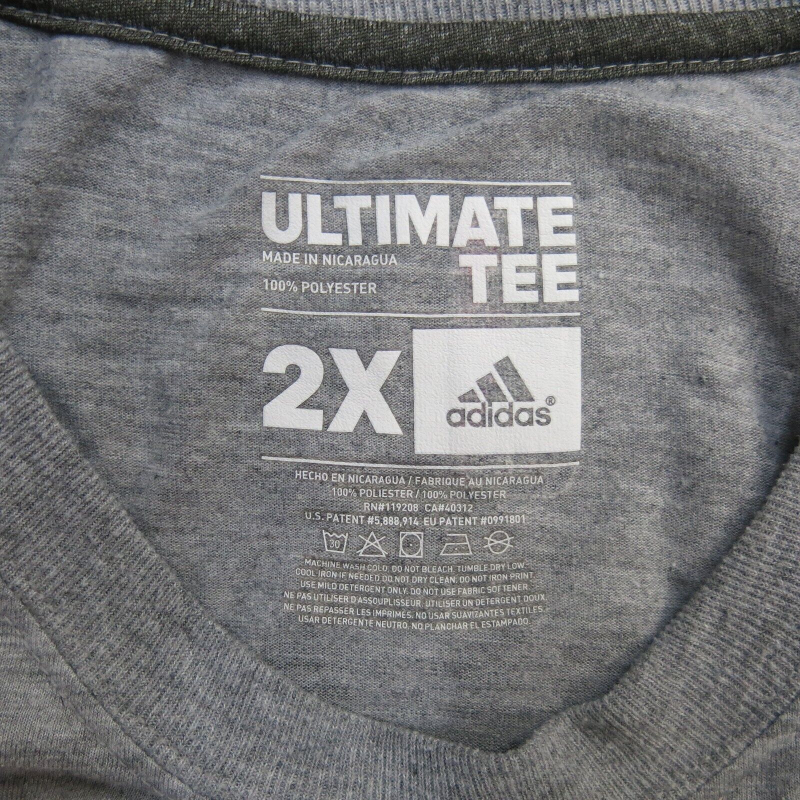 adidas ultimate 2.0 v neck tee