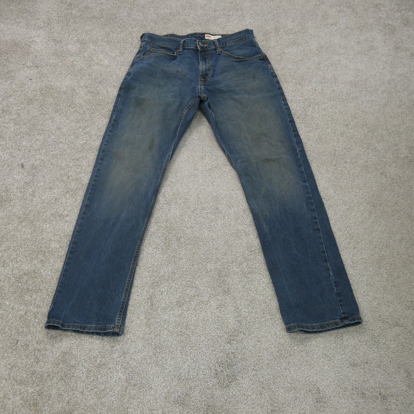 Wrangler Jeans Mens W30XL30 Blue 90ATWHX Denim Stretch Straight Leg Workwear