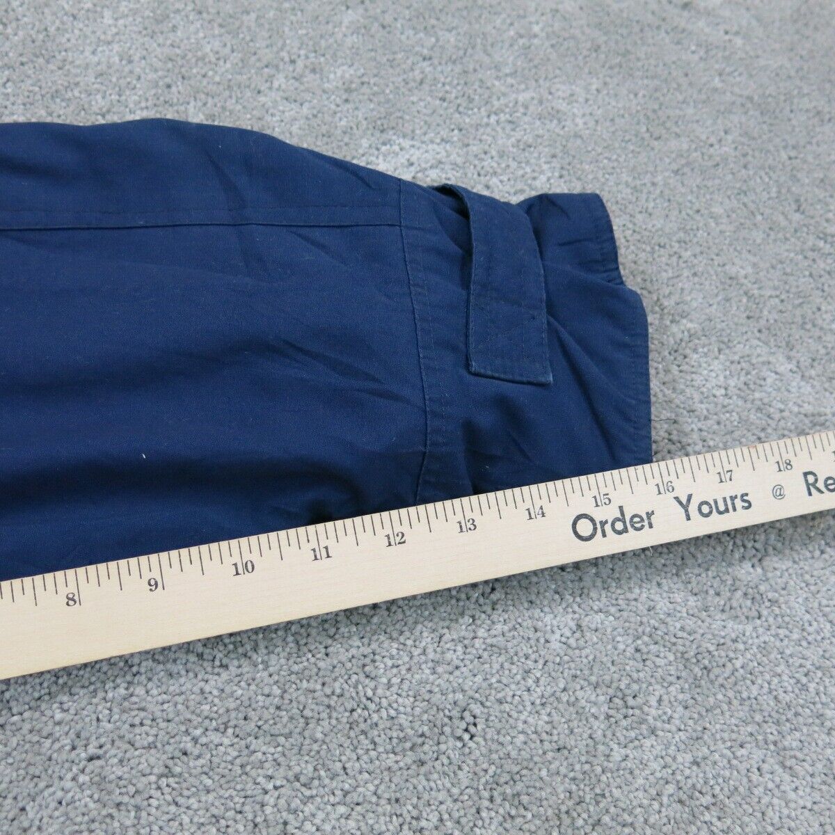 Unbranded Mens Full Zip Up Hooded Windbreaker Jacket Long Sleeves Blue Size L