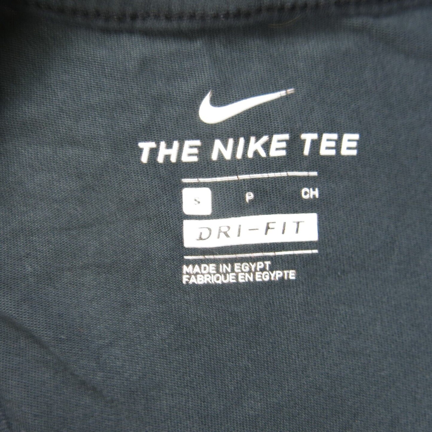 Nike Shirt Womens Large Black Short Sleeve Pullover Crew Neck Top Logo Dri Fit