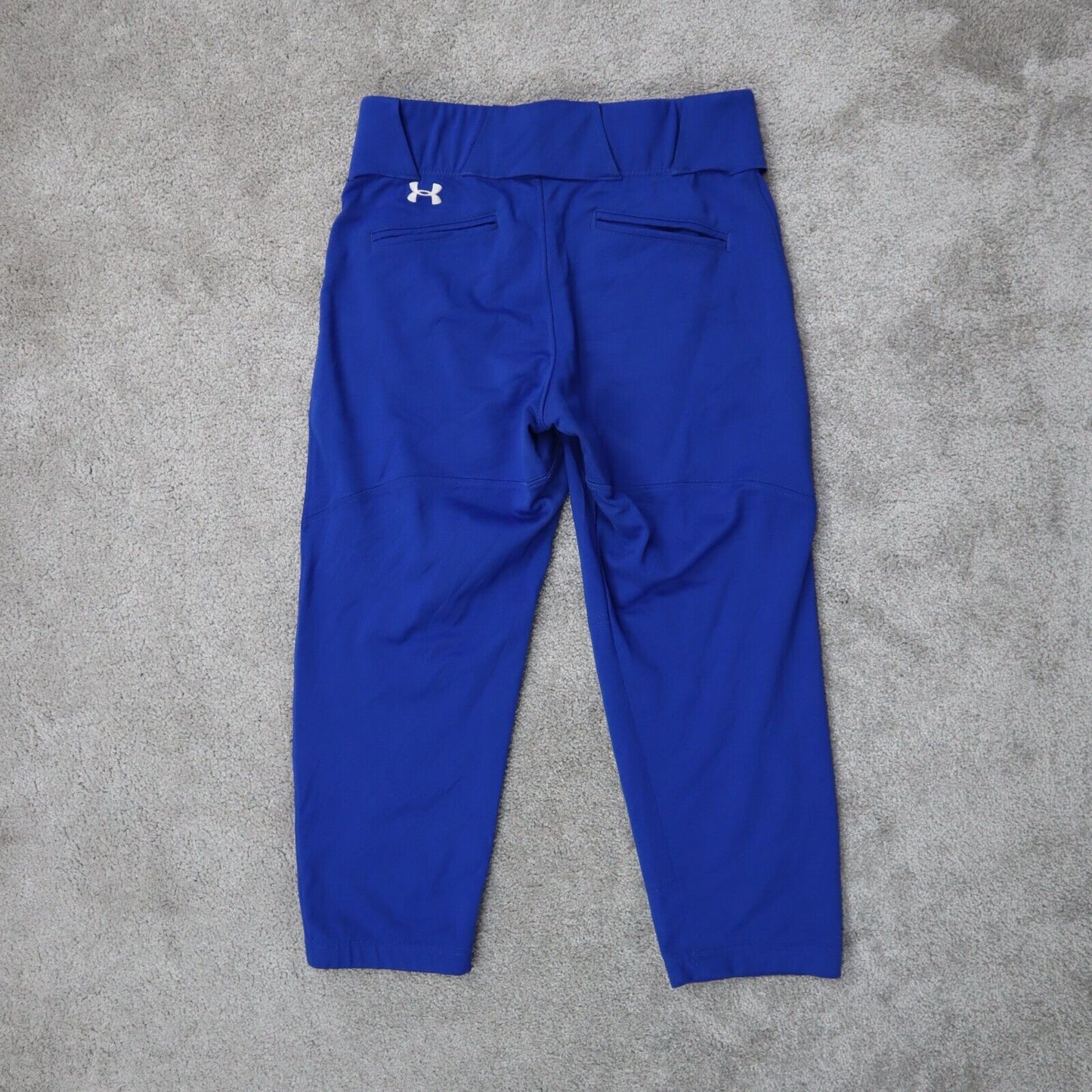 Under Armour Womens Cropped Pant Activewear Running Jogging Blue Size Medium
