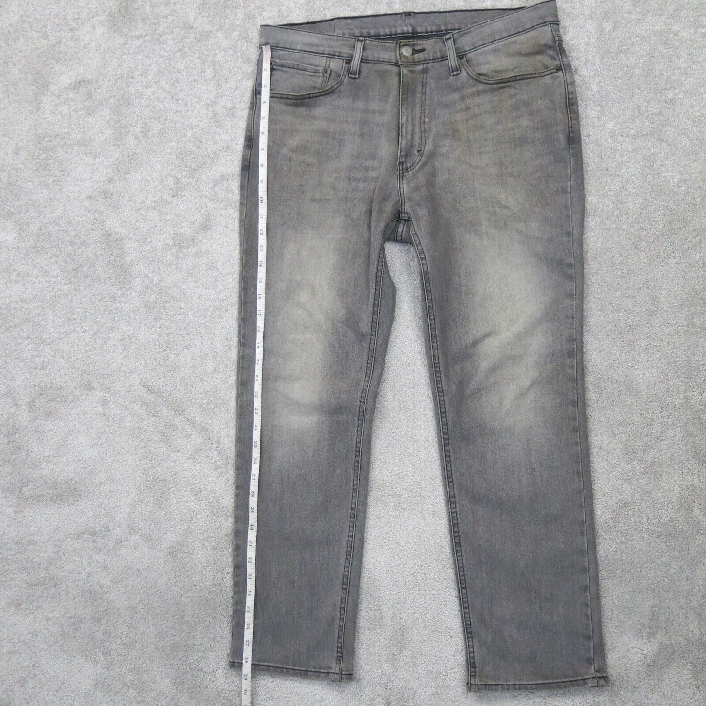 Levis 541 Mens Straight Leg Jeans Stretch Mid Rise Logo Light Brown Size W34XL30