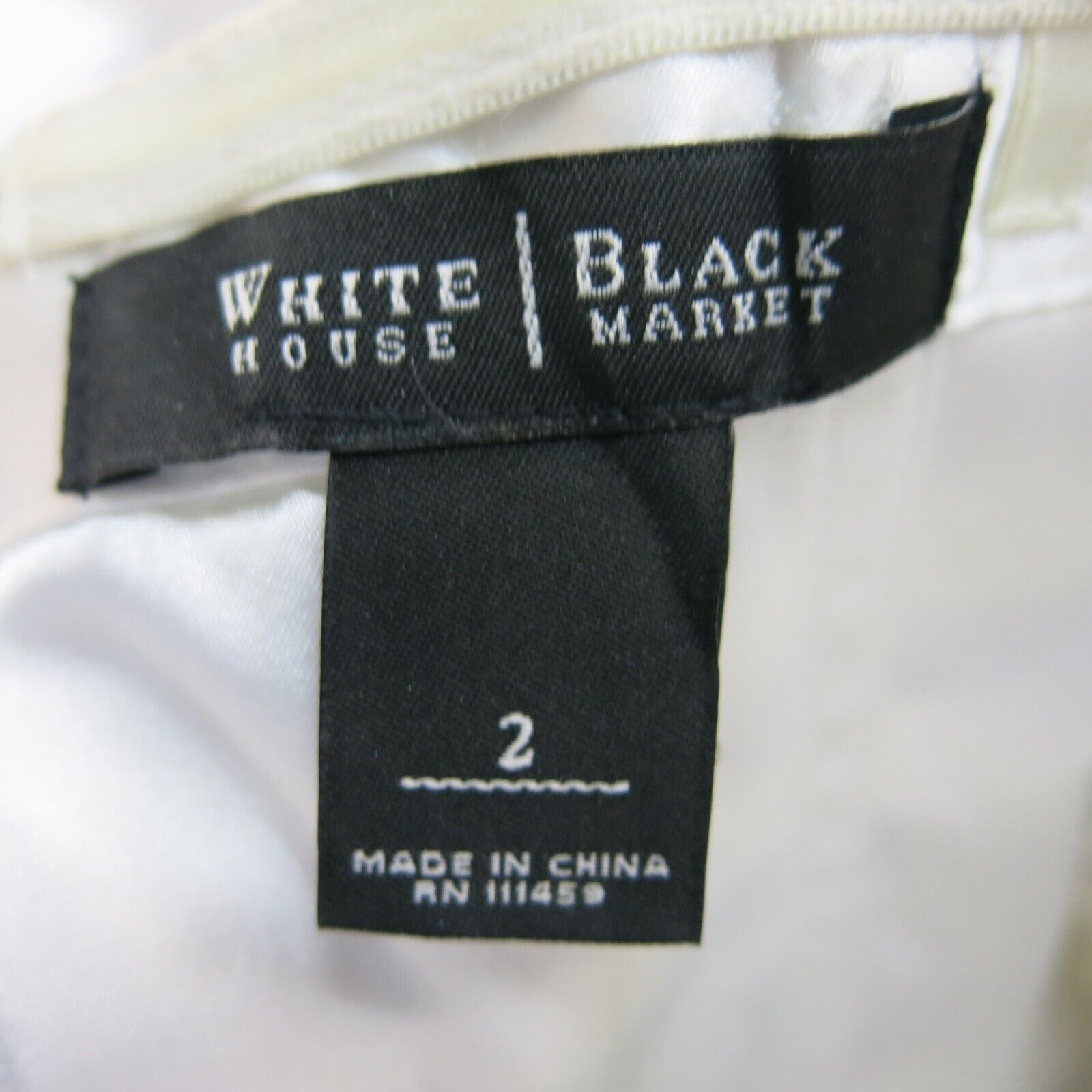 White House Black Market Womens Corset Blouse Top Stripped Black White –  Goodfair