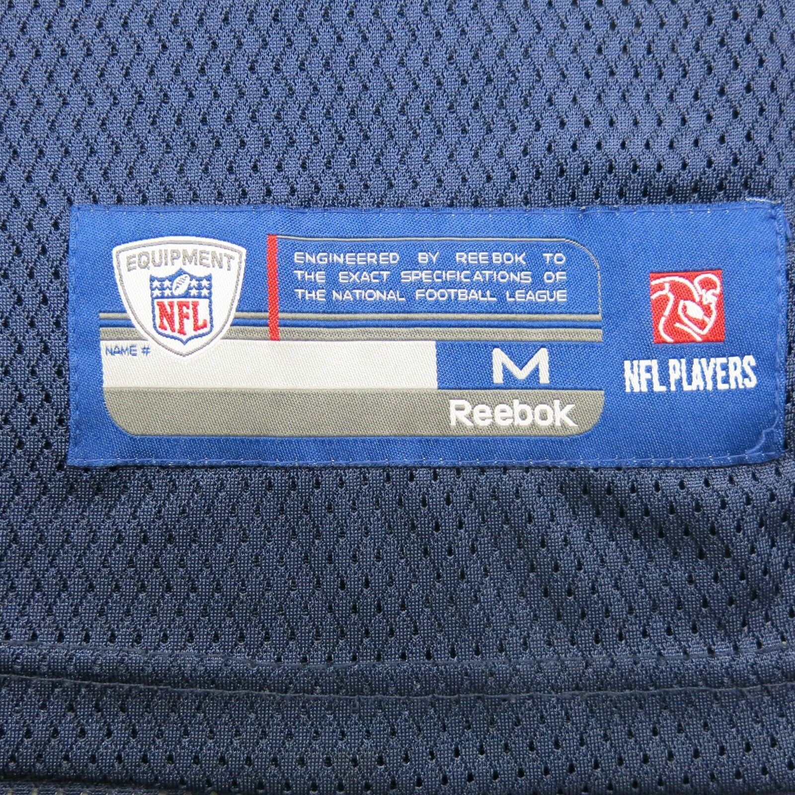 REEBOK EQUIPMENT ON FIELD PLAYERS Tシャツ Reebok On Field TIKI BARBER NEW YORK GIANTS Mens NFL Team