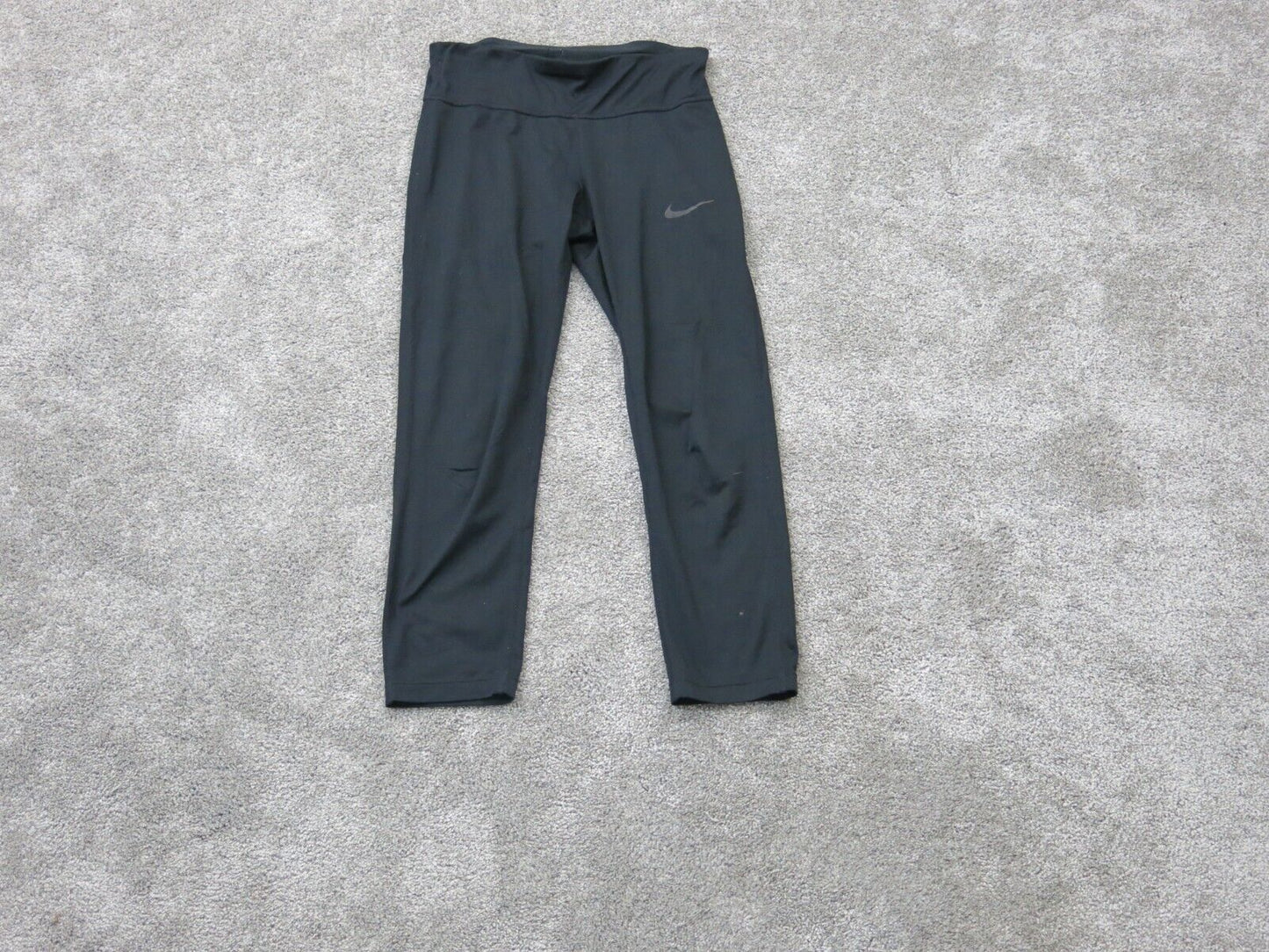 Nike Womens Dry Fit Stretch Legging Pants Running High Waist Black Size Small