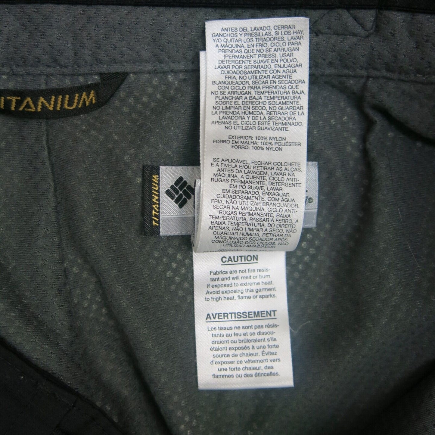 Columbia Sportswear Company Mens Cargo Pant Mid Rise Black Size Large