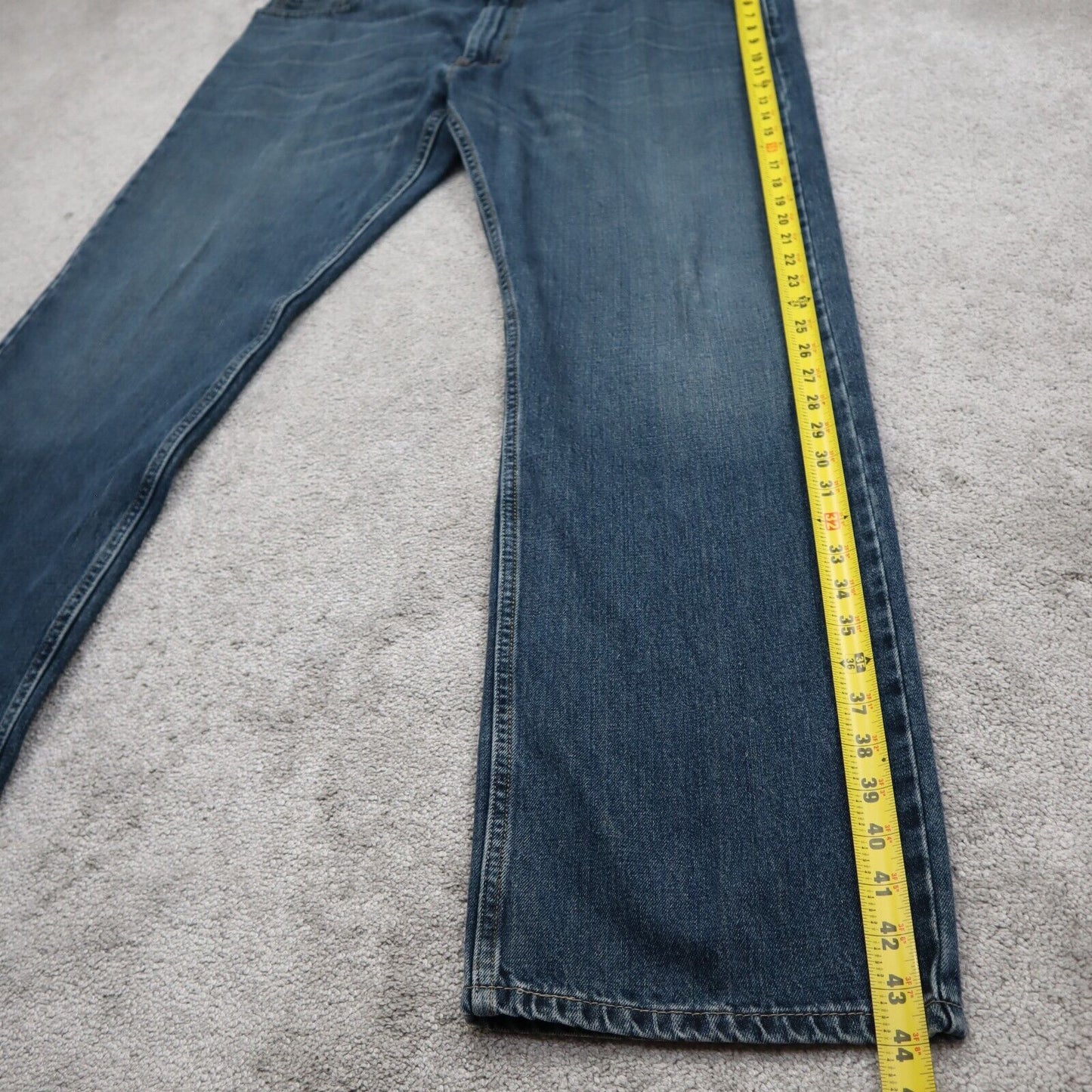 Levis 514 Mens Slim Straight Leg Jeans Denim Mid Rise 100%Cotton Blue SZ W42XL32