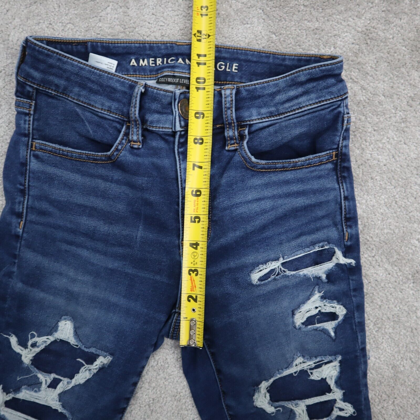 American eagle flannel lined fashion jeans