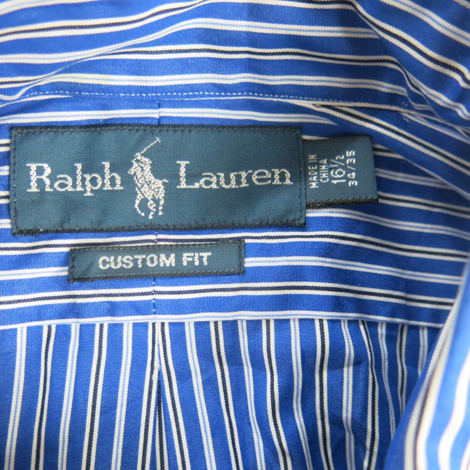 Pinstripe ralph best sale lauren shirt