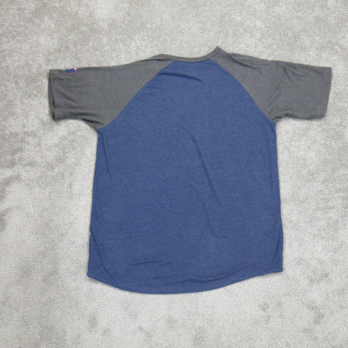 Majestic Bangor Pennsylvania Mens T Shirt Short Sleeves Astros Logo Blue Size XL