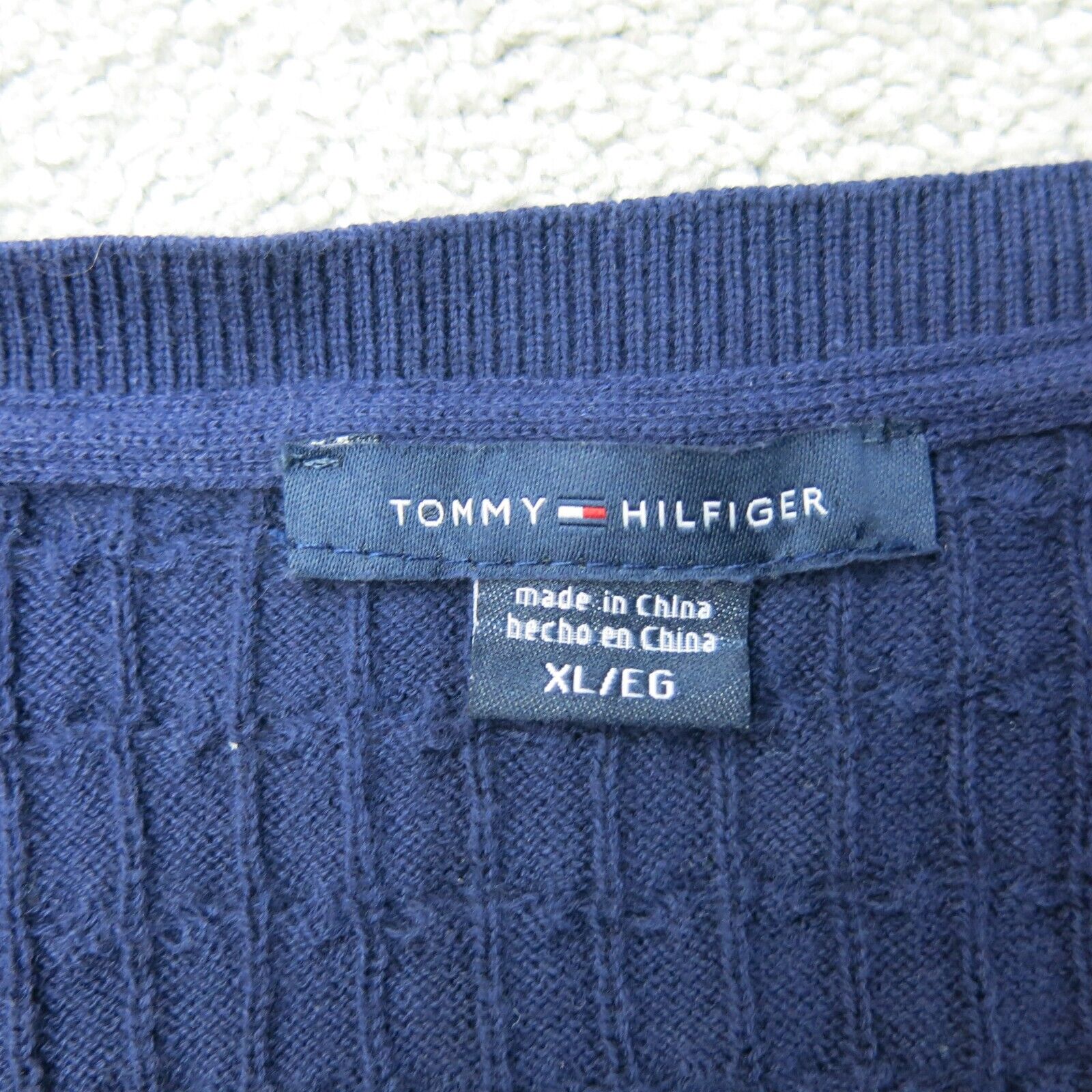 Tommy hilfiger best sale blue pullover