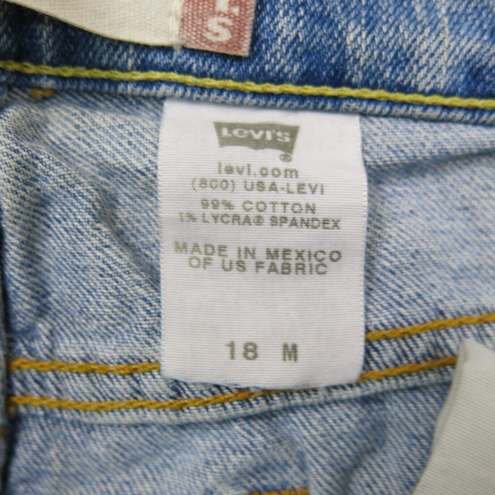 Size 18 levi outlet jeans