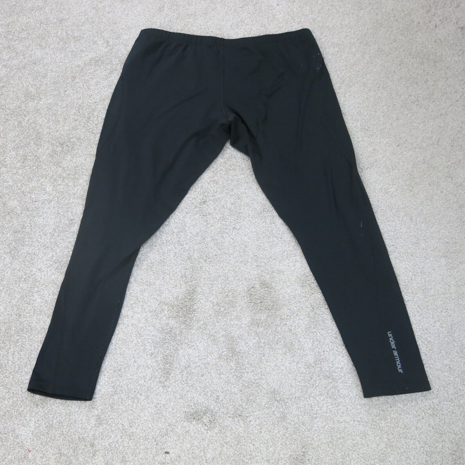 Under Armour Pants Womens Large Black Fitted Activewear Ankle Running