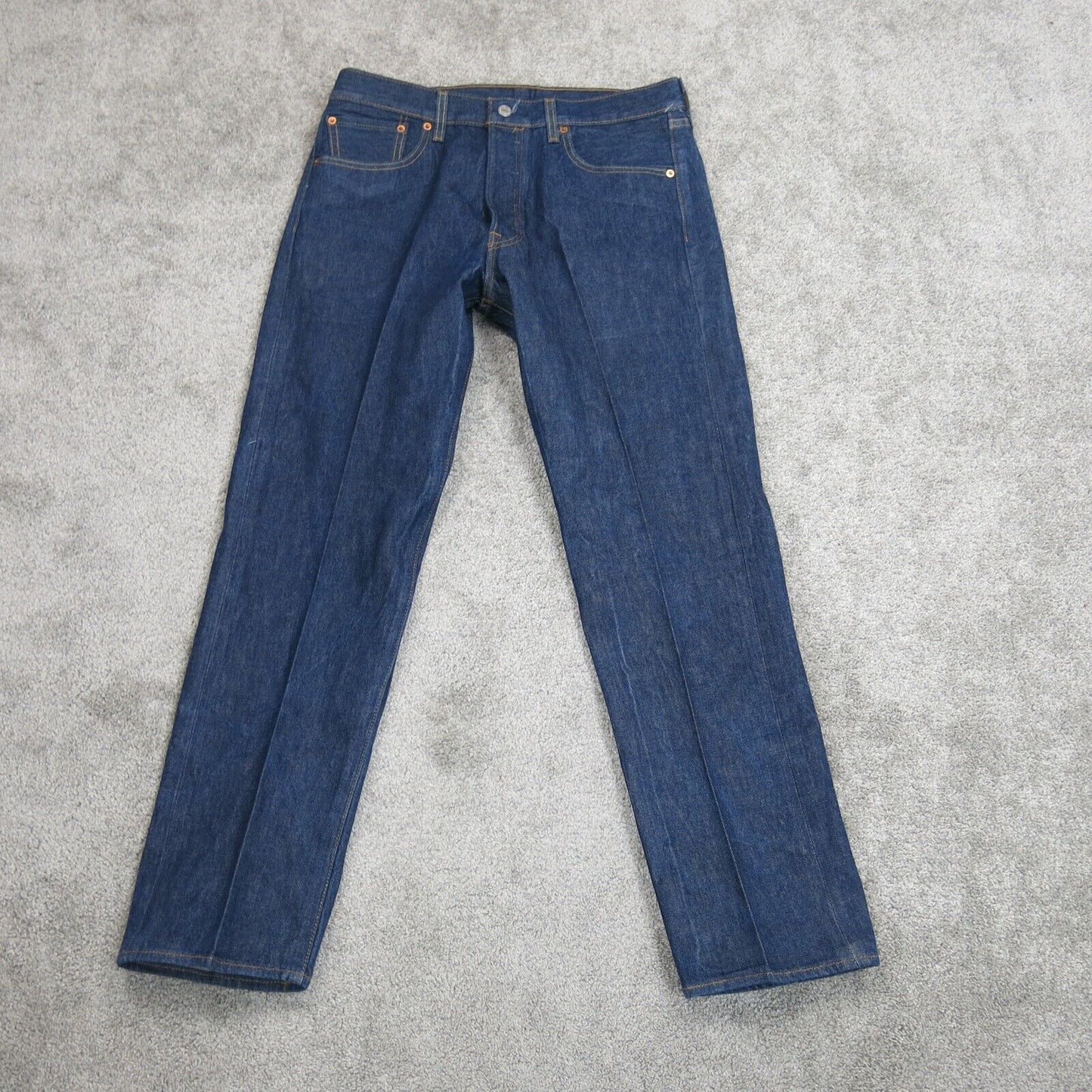 Levi Strauss & Co Water Less Mens Straight Leg Jeans High Rise Blue Size W34XL32