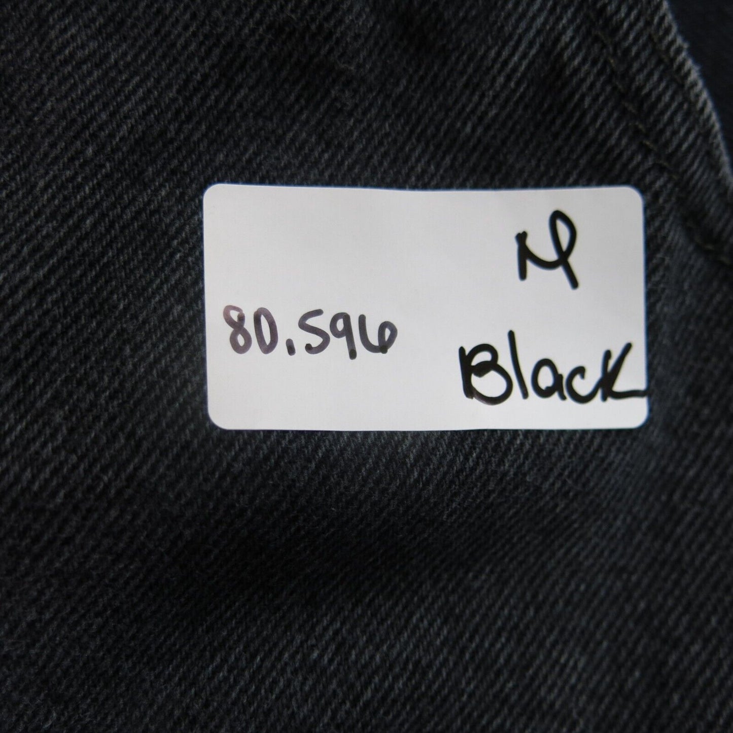 Levis Jeans Mens W40XL30 Black Denim Stretch Straight Leg Outdoor Workwear