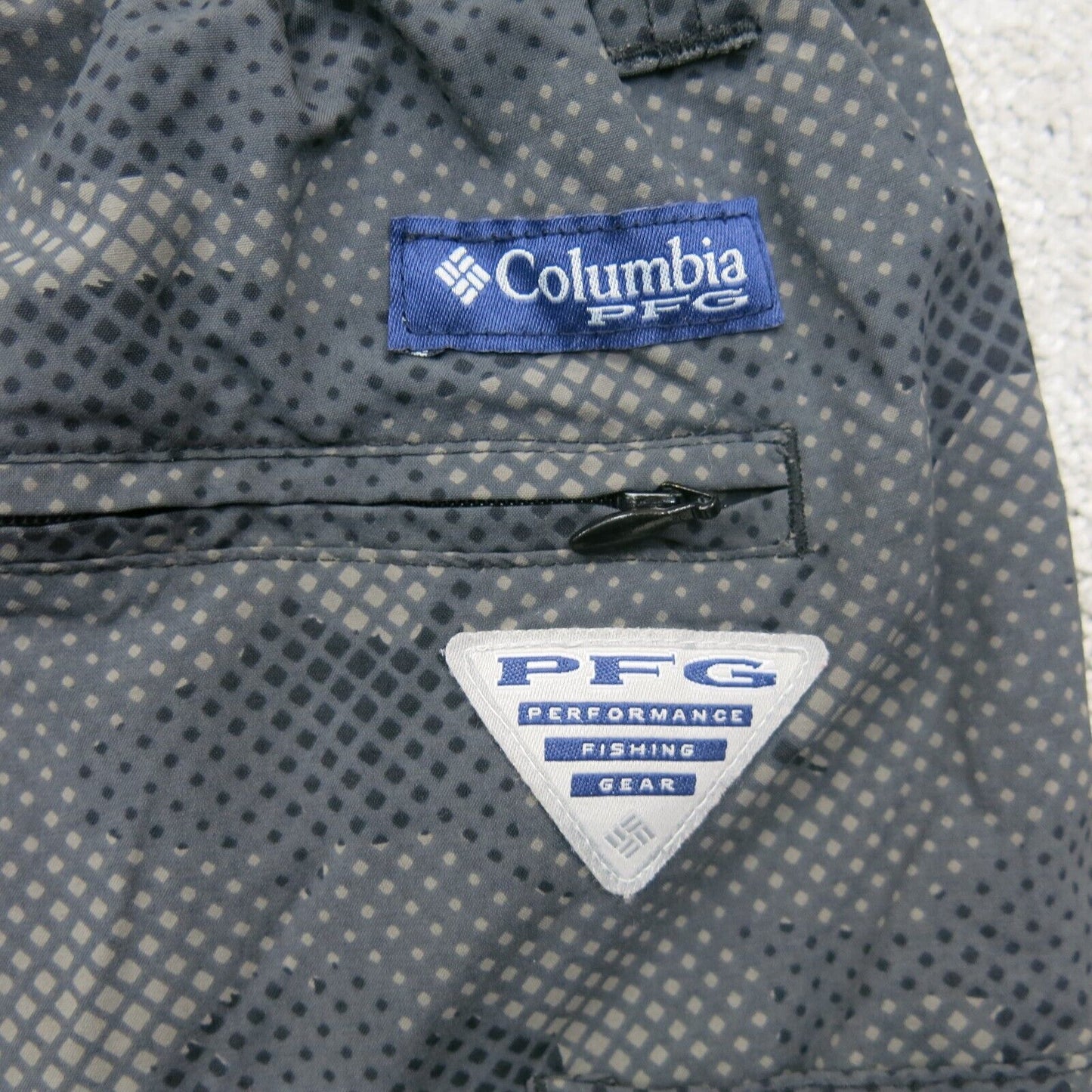 Columbia Sportswear Mens Activewear Shorts Mid Rise Omni Shade Black Size Small