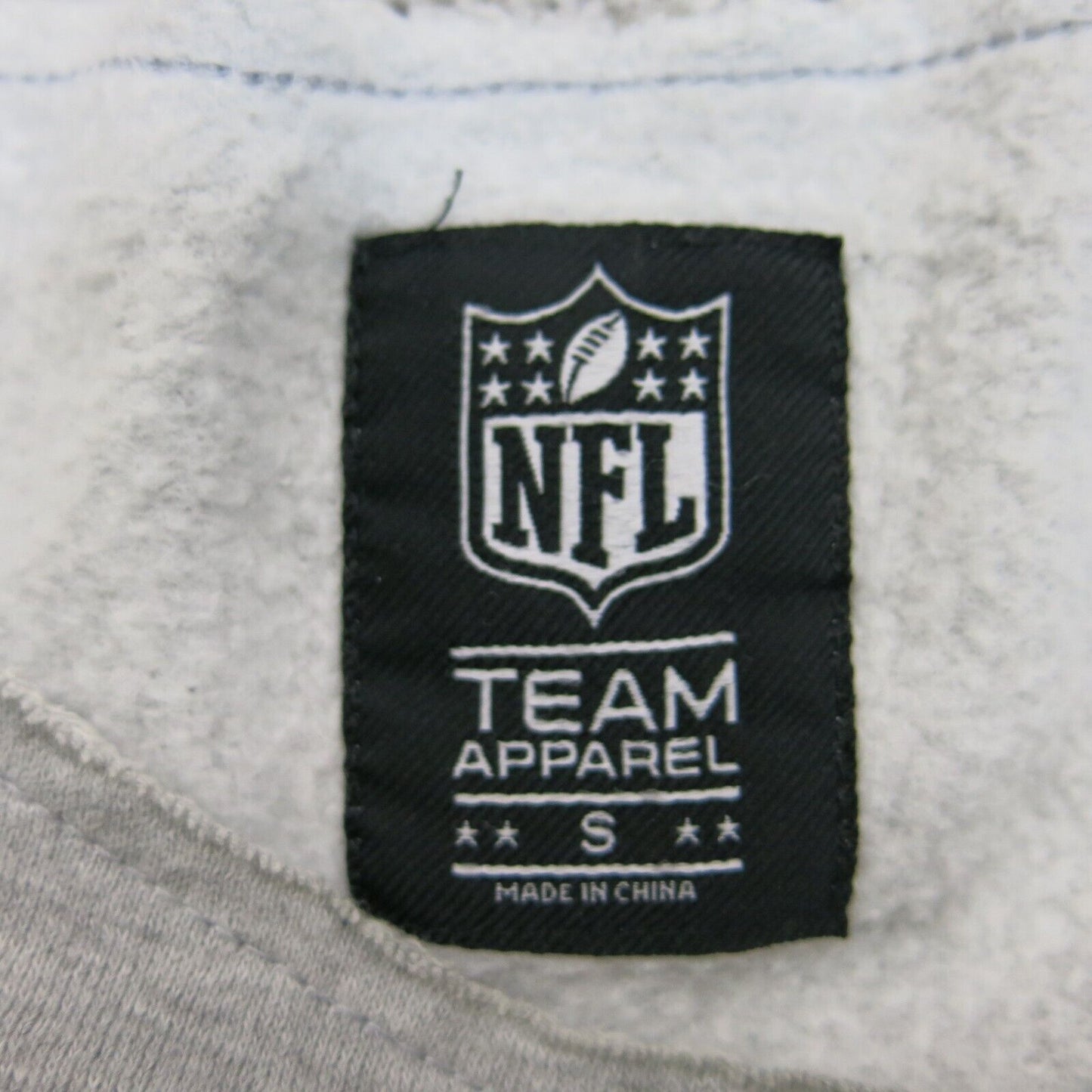 NFL Team Apparel Womens Houston 2002 Texans T Shirt Long Sleeves Gray Size Small