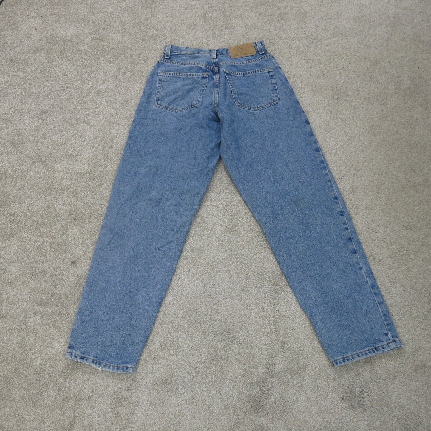 Vintage Eddie Bauer Jeans Womens 2P Blue Denim Stretch Straight Leg 100% Cotton