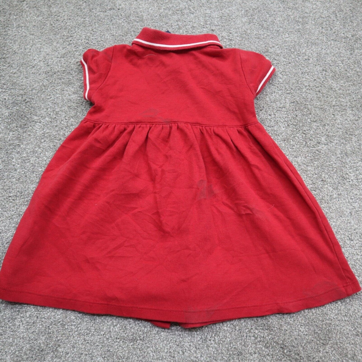 Ralph Lauren Polo Shirt Dress Girls Sz ? Pink Tennis Skirt Short Sleeved Solid