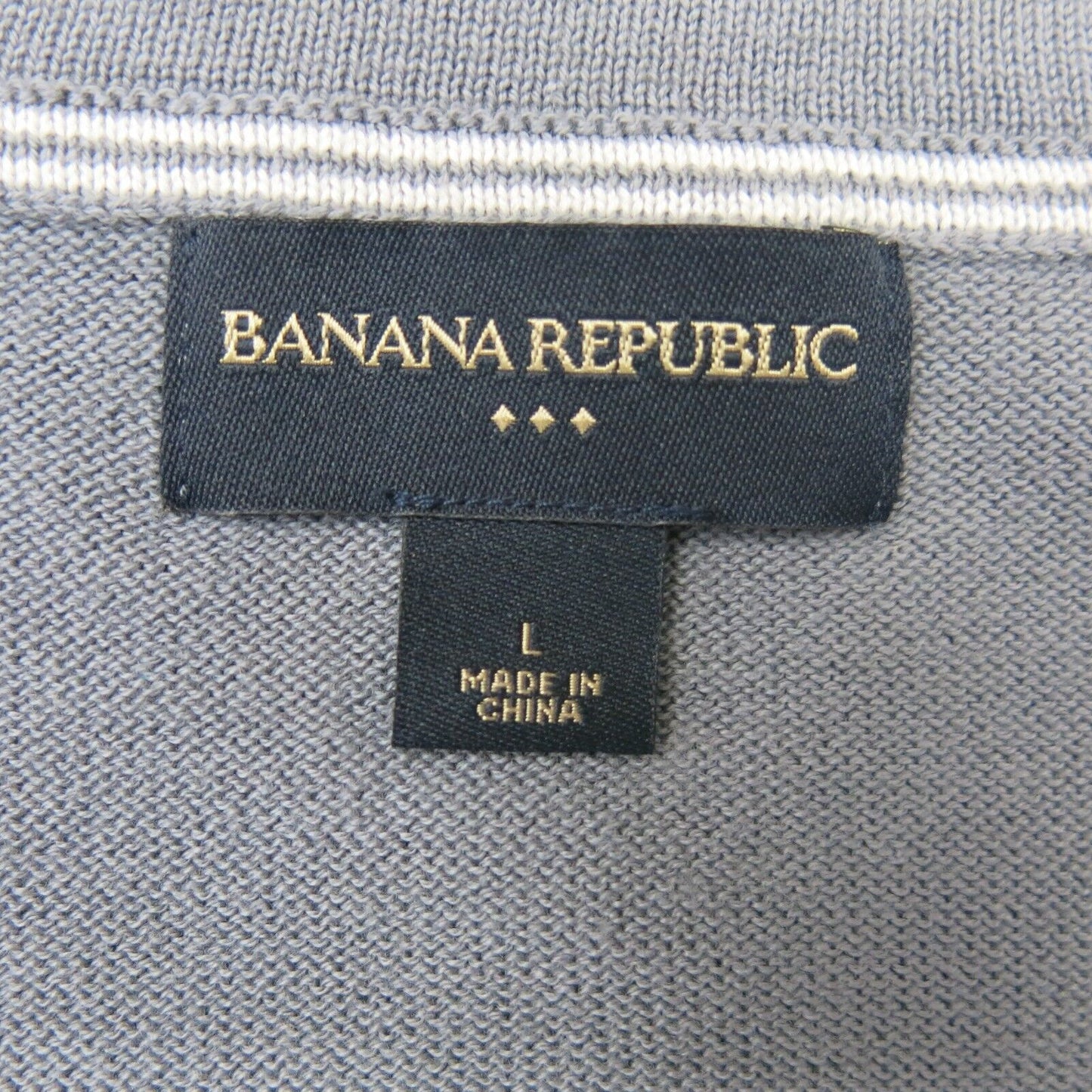 Banana Republic Mens Pullover Sweatshirt Long Sleeve V Neck Black Size Large