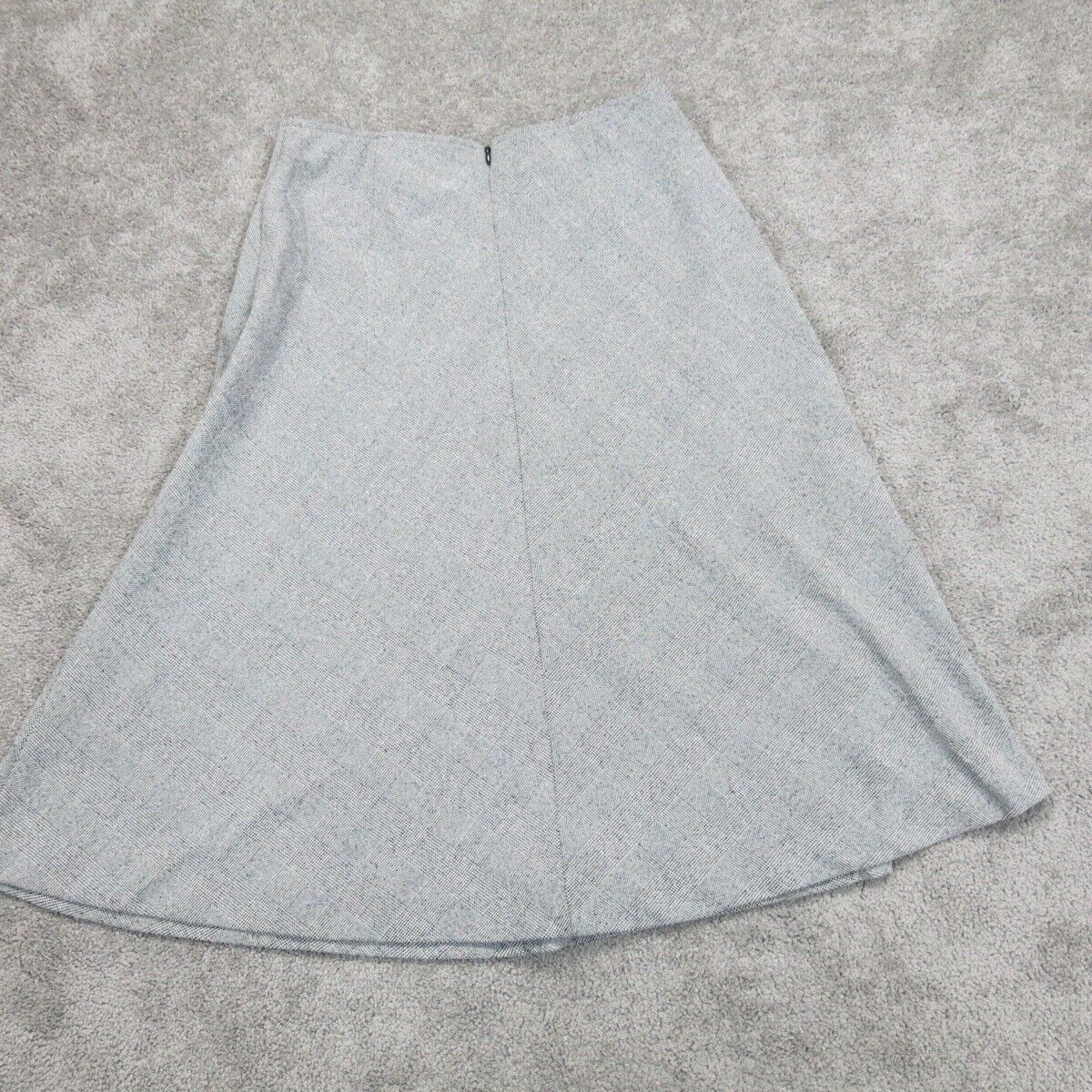 H&M Womens Straight & Pencil Midi Skirt Flat Front Pull On Black White SZ US 10