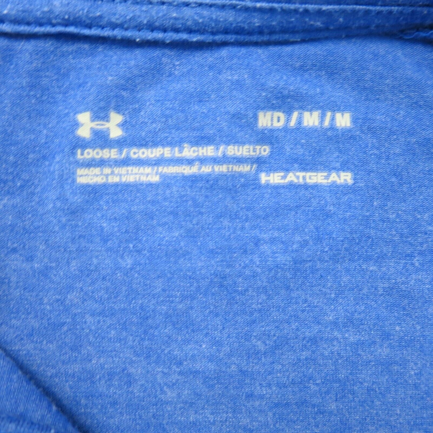 Under Armour Mens Pullover Sweatshirt Charged Loose Fit Raglan Sleeve Blue Sz M