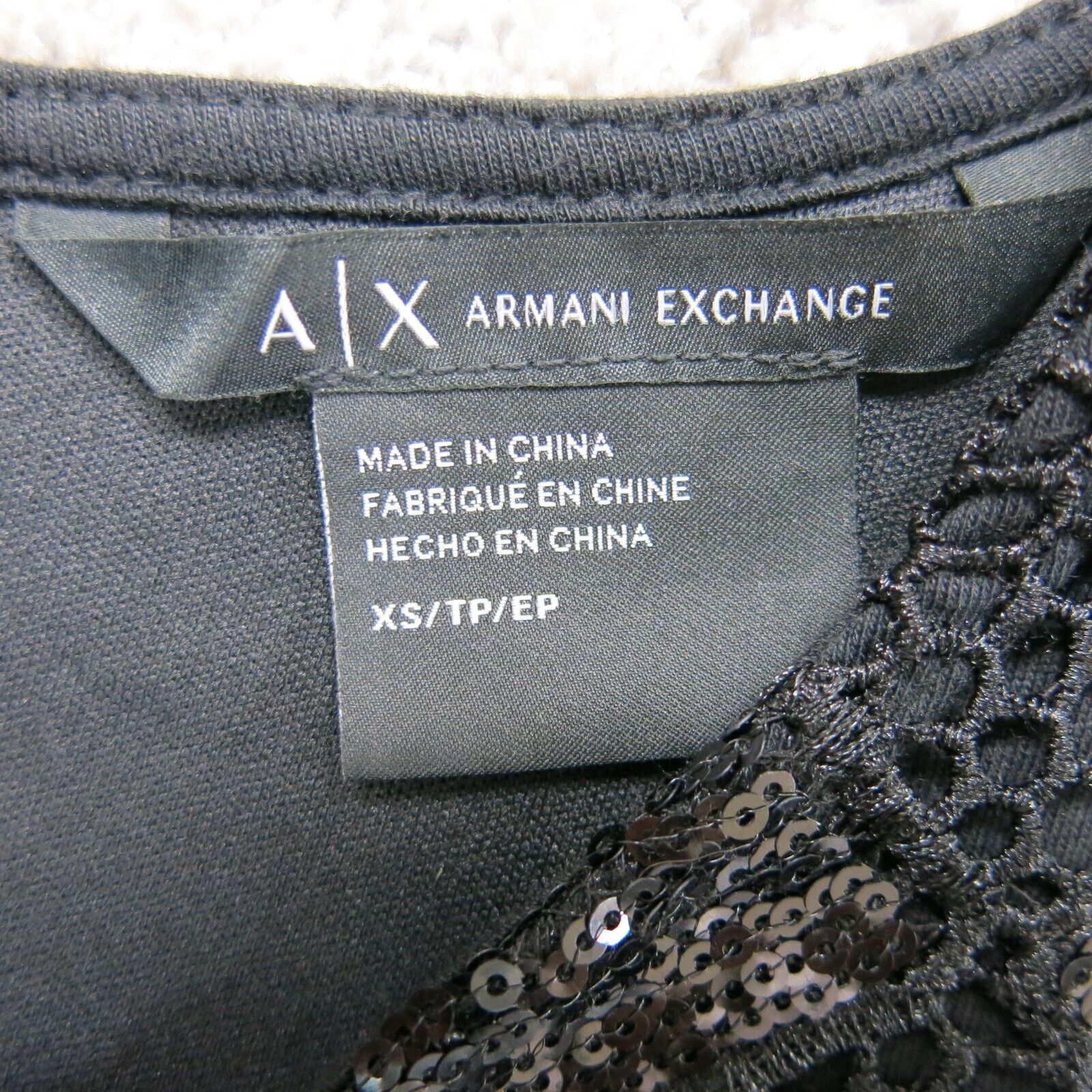 Armani exchange made in china sale