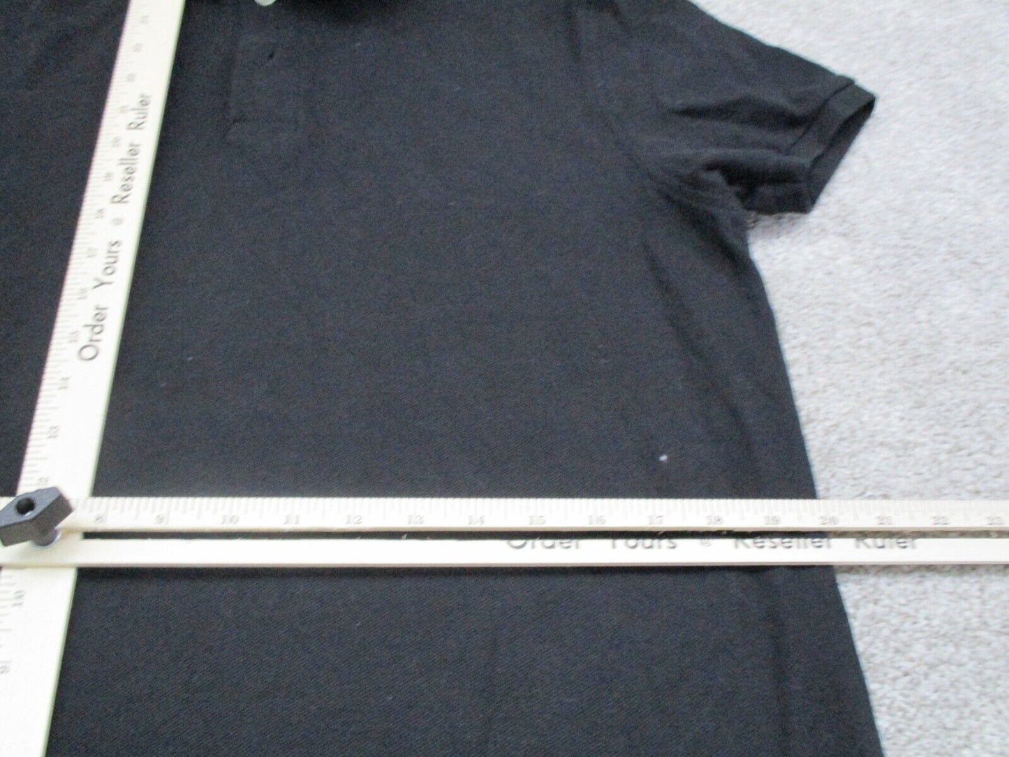 Lee Uniform Golf Polo Shirt Men's X-Large Black Short Sleeves Collared Neck