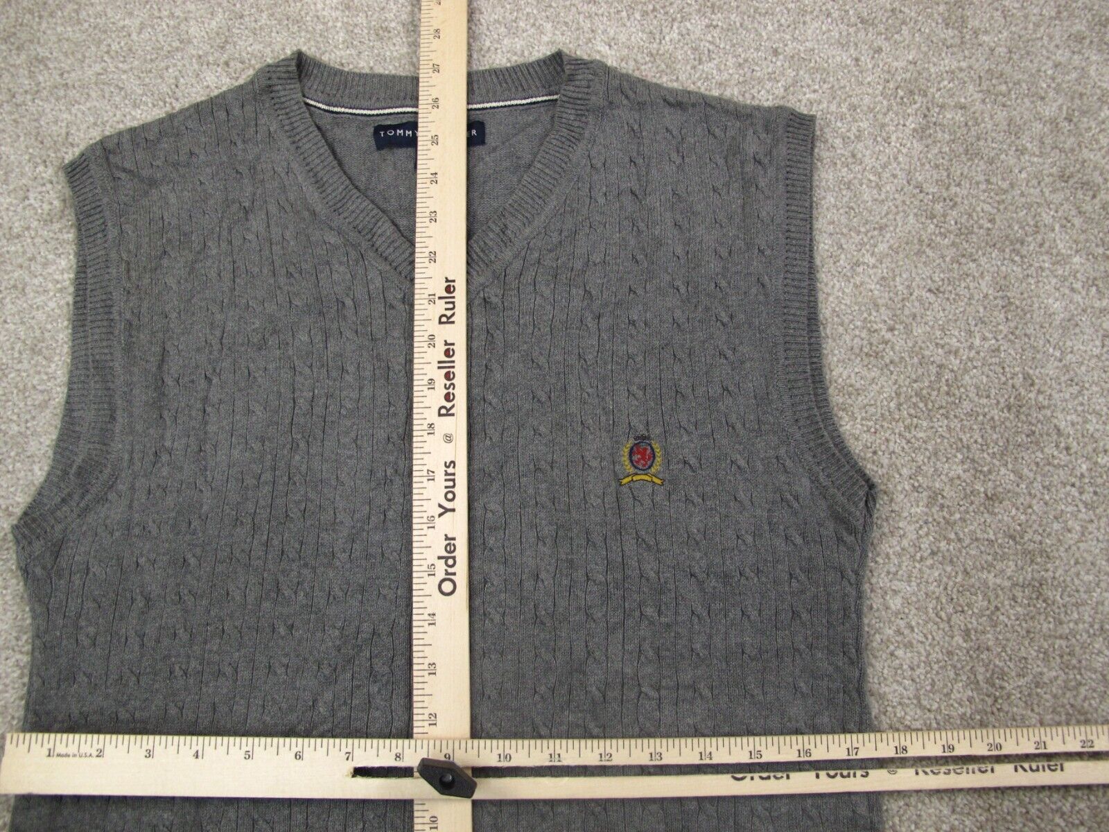 Tommy hilfiger sweater vest 2025 mens