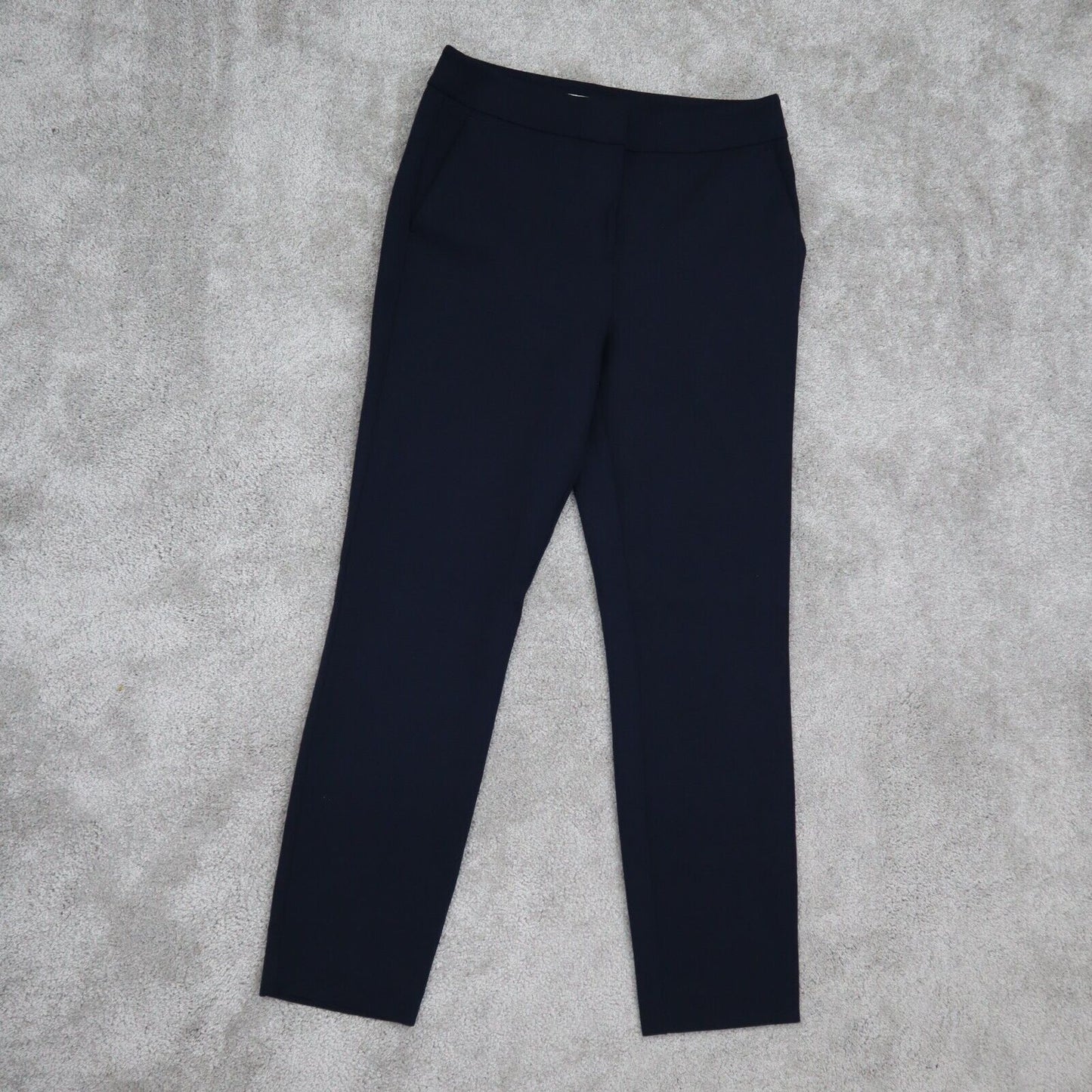 Boden Pants Womens 6R Navy Blue Solid Chino Dress Casual Mid Rise Cotton Blend