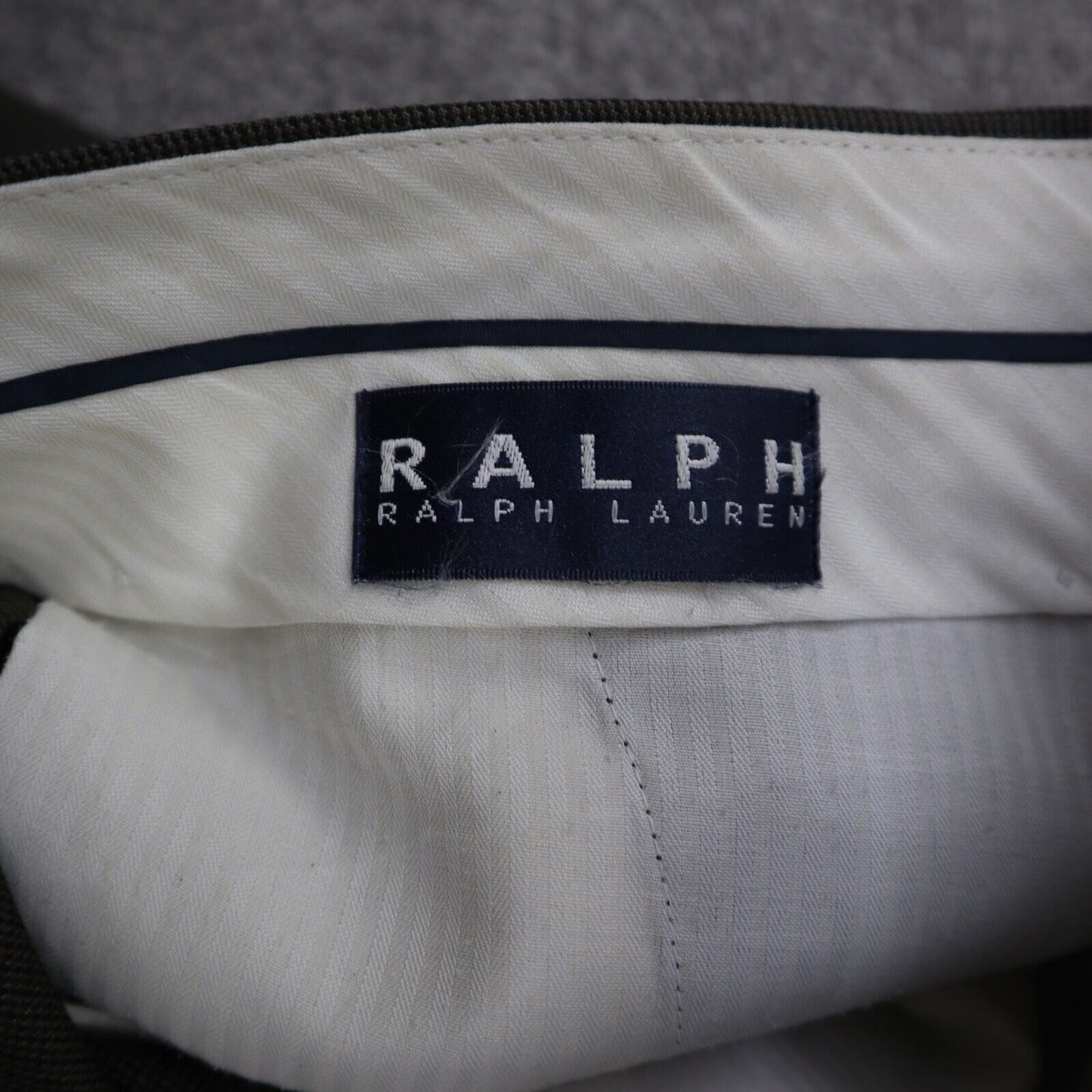 Ralph Lauren Mens Dress Pant Straight Leg High Rise Green Size W38