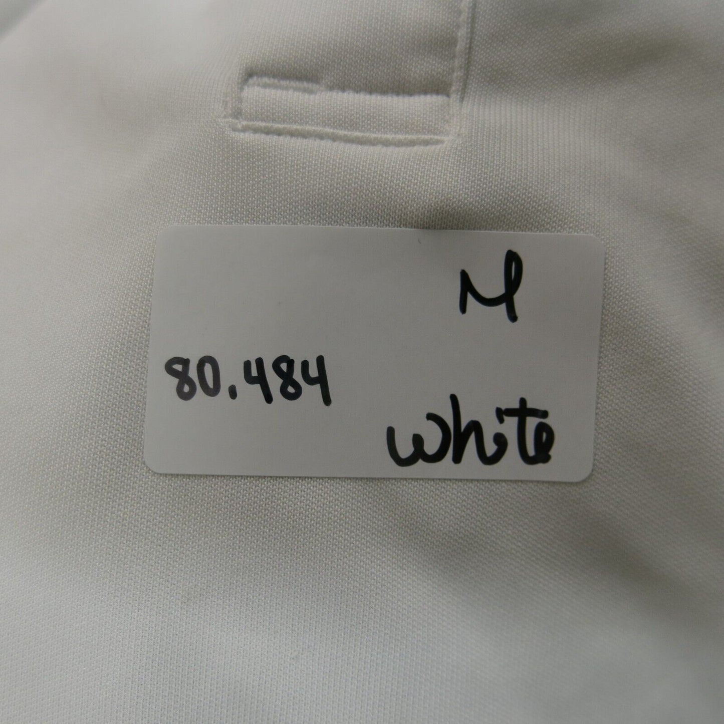 Under Armour Shirt Mens Large White Polo Shirt Short Sleeve Loose Heatgear Logo