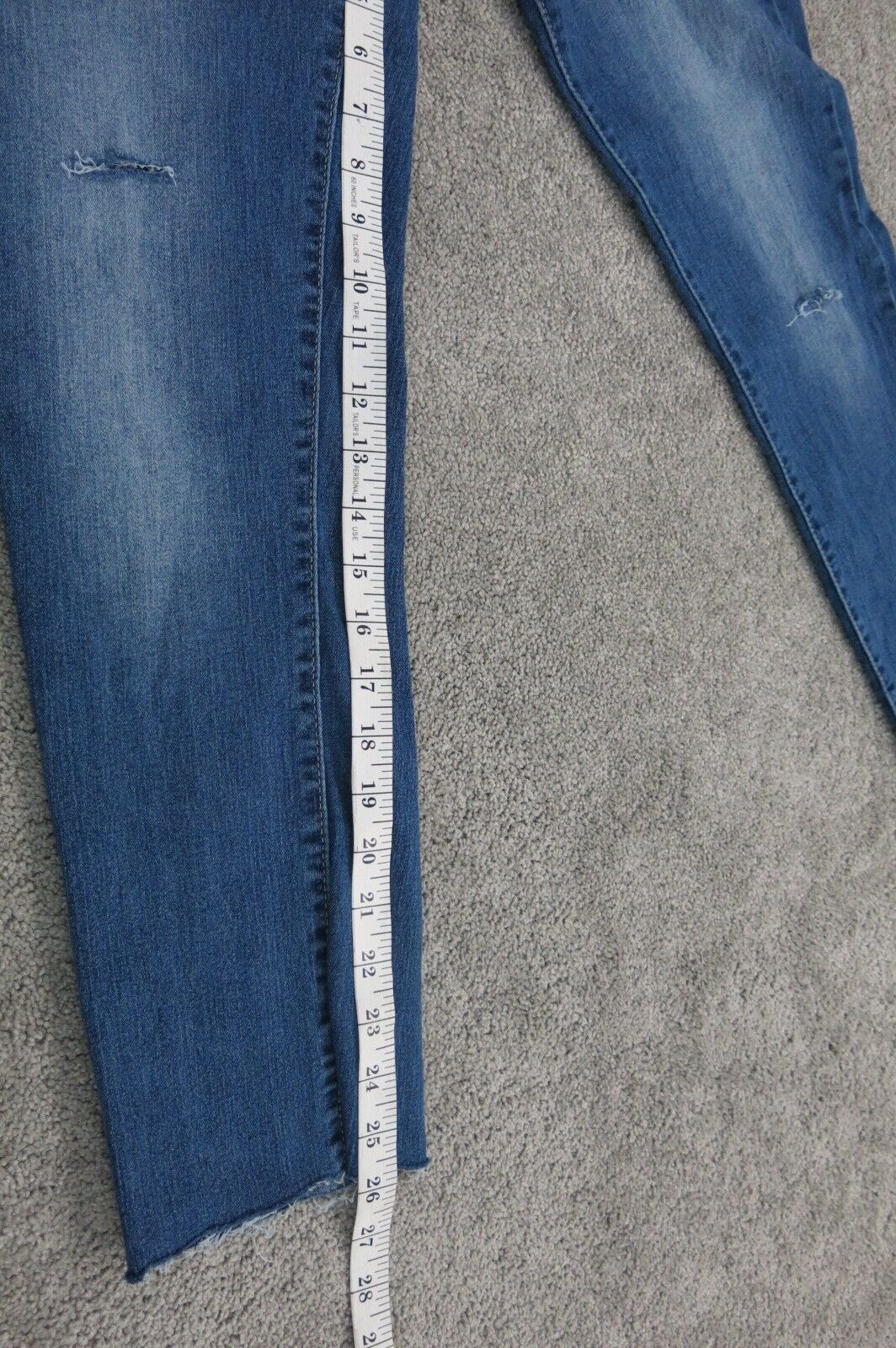 Levi Strauss & Co Womens Skinny Leg Jeans Cotton Mid Rise Blue Size W28XL32