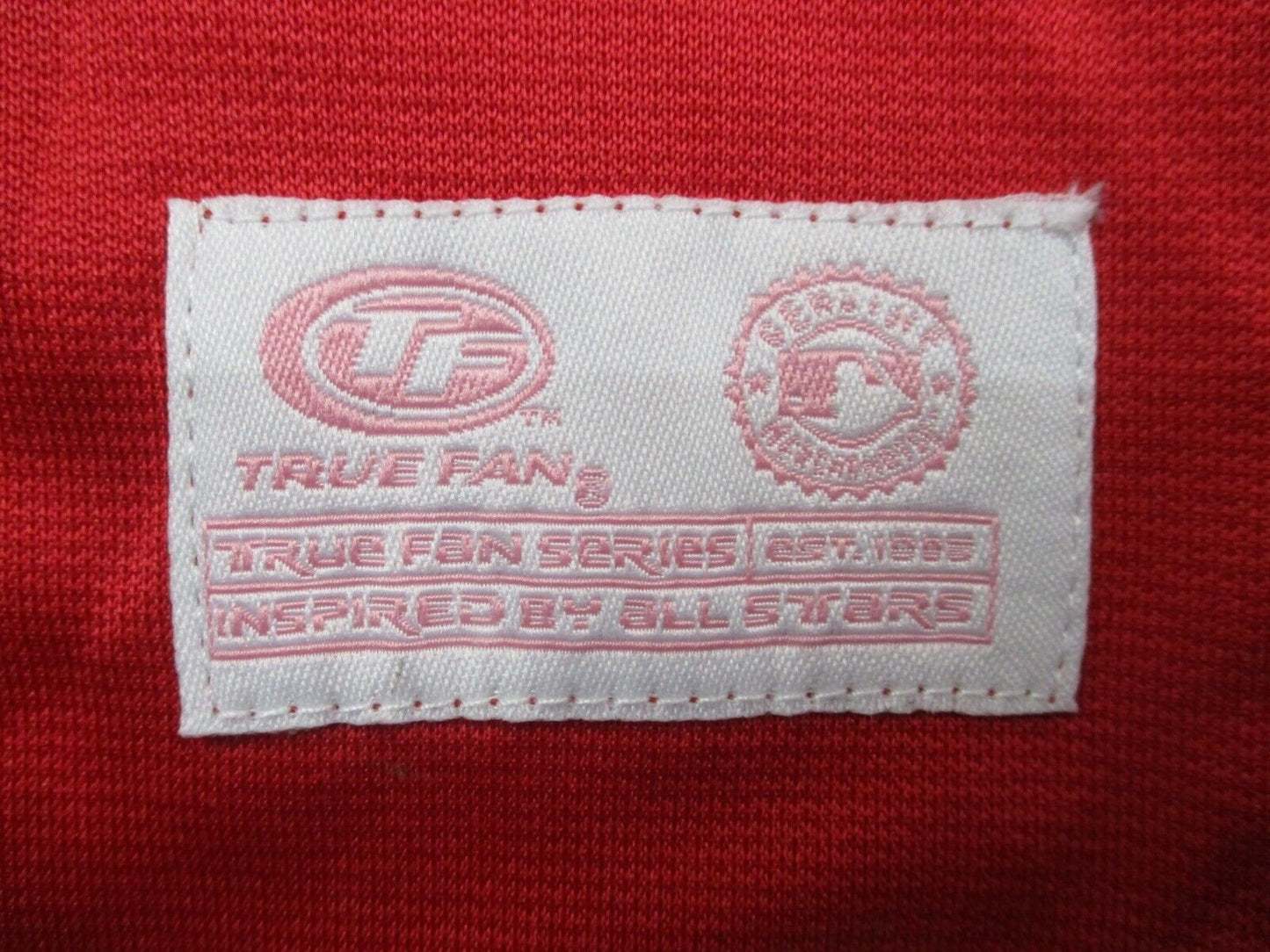 Majestic True Fan Rangers Baseball Shirt Boys X-Large Red Shorts Sleeves Sports