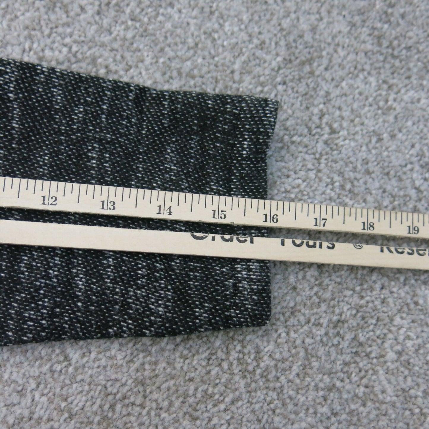 GAP Womens Sweater Dress Knitted 3/4 Sleeves Crew Neck Black Size Medium