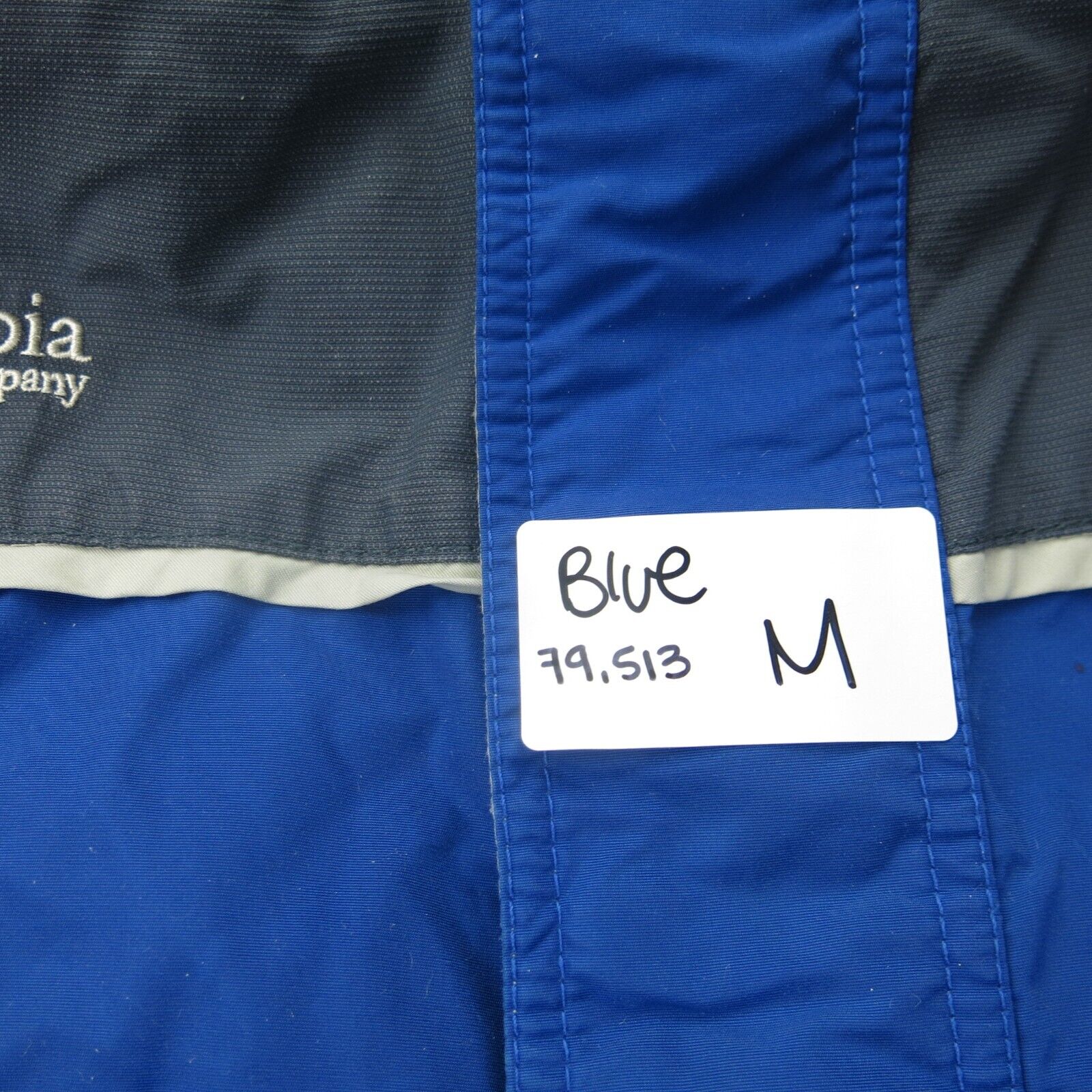 Columbia Jacket Mens XL Blue Black Core Interchange