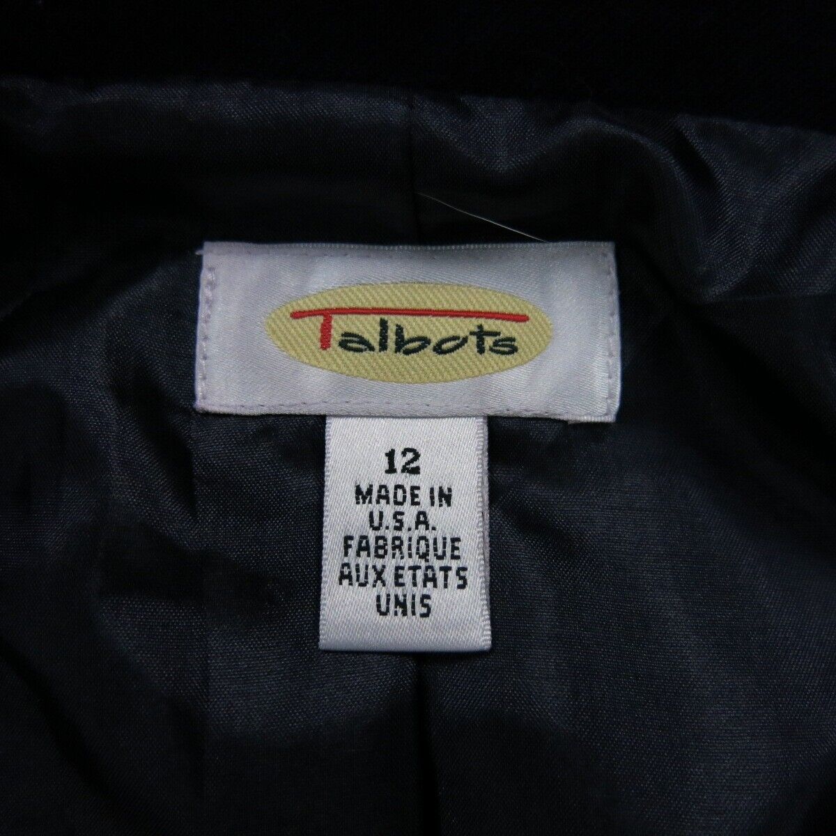 Talbots Blue White Stripe Women Blazer Size S Small Jacket