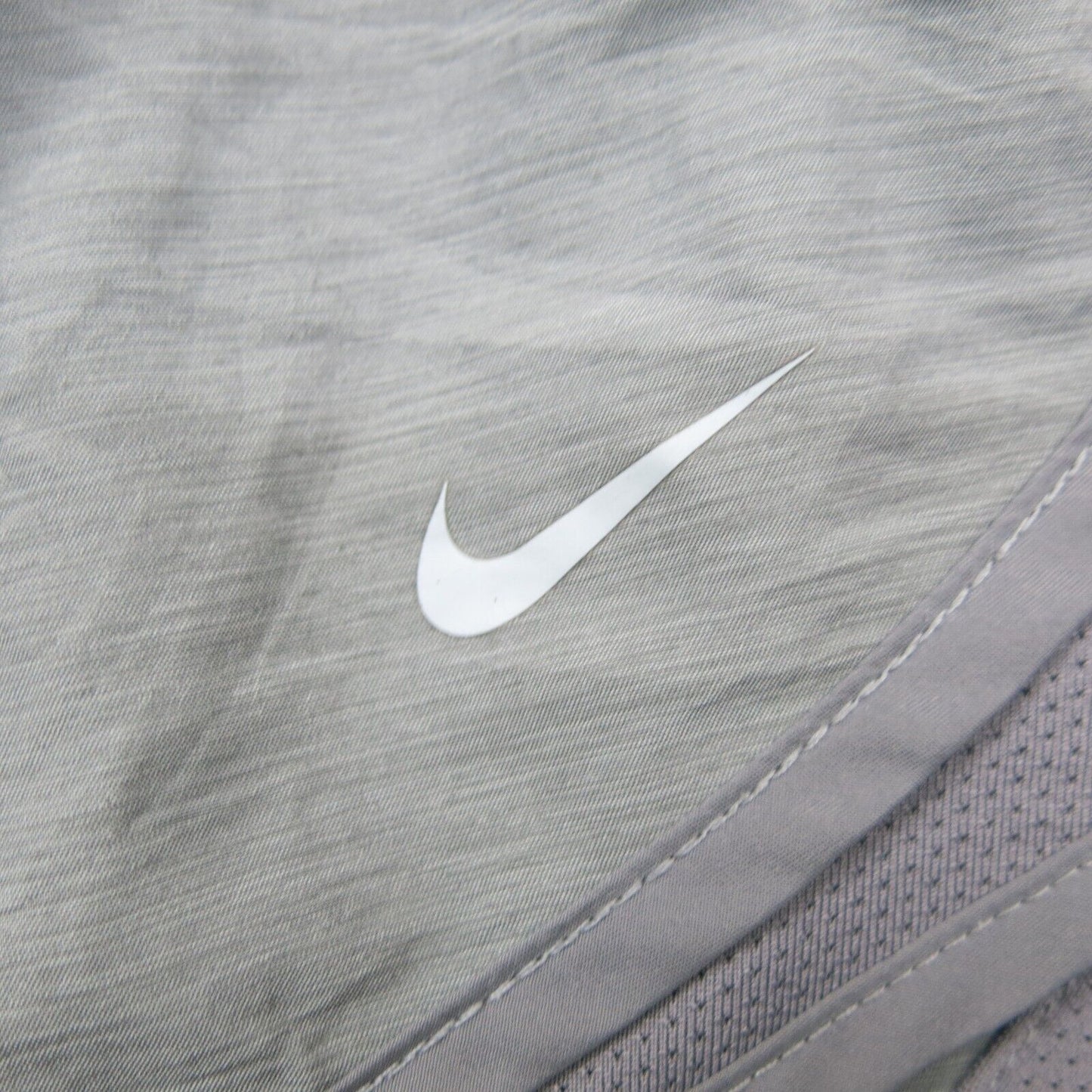 Nike Womens Activewear Running Shorts Mid Rise Gray Size XS Sports Dri Fit Logo