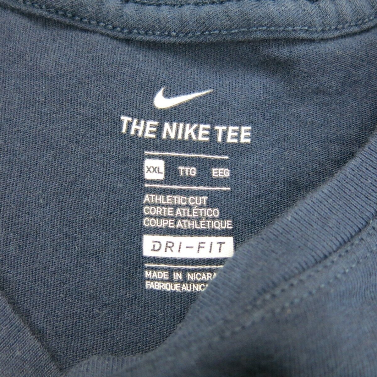 Nike athletic cut dri fit outlet tee