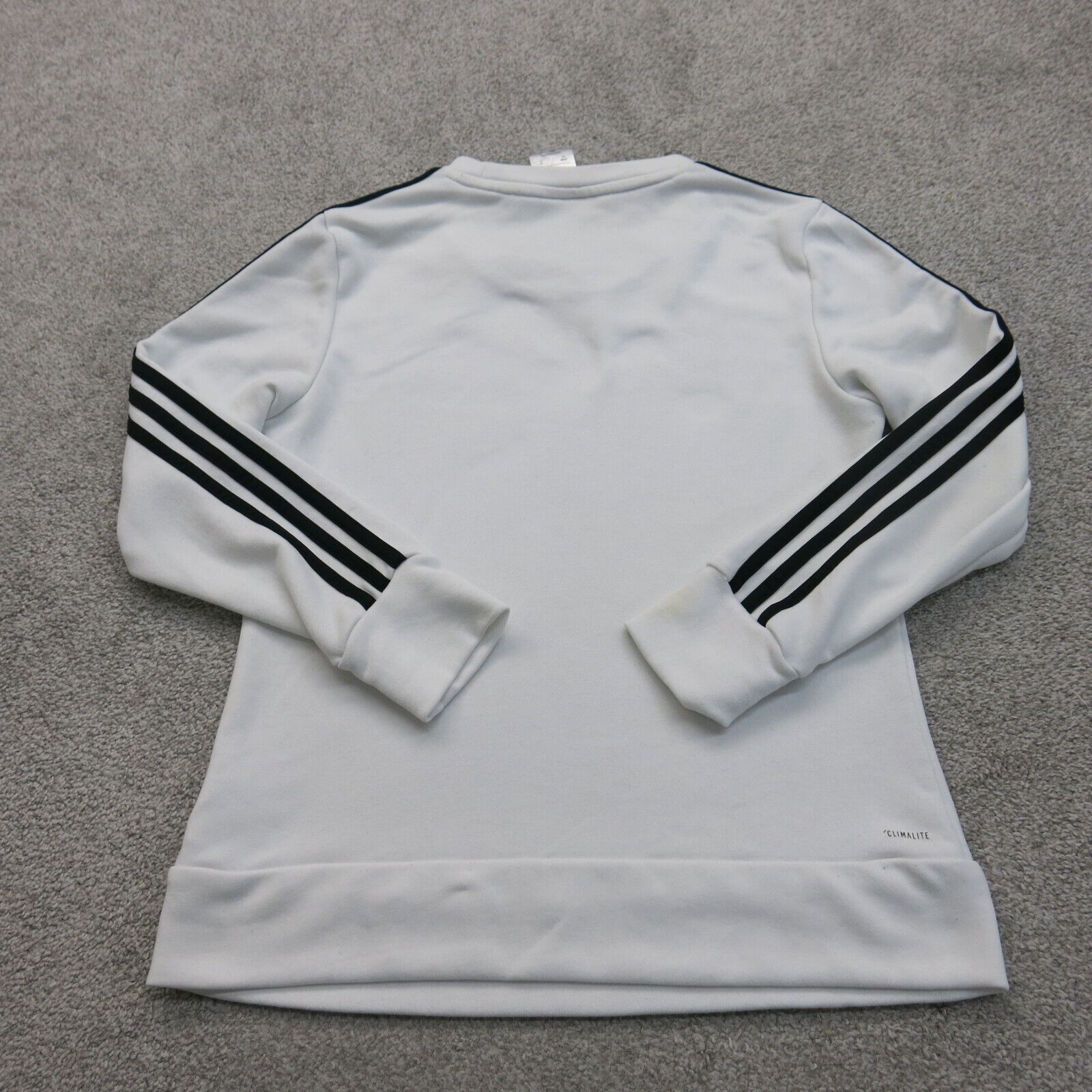 Adidas sweatshirt hot sale white womens