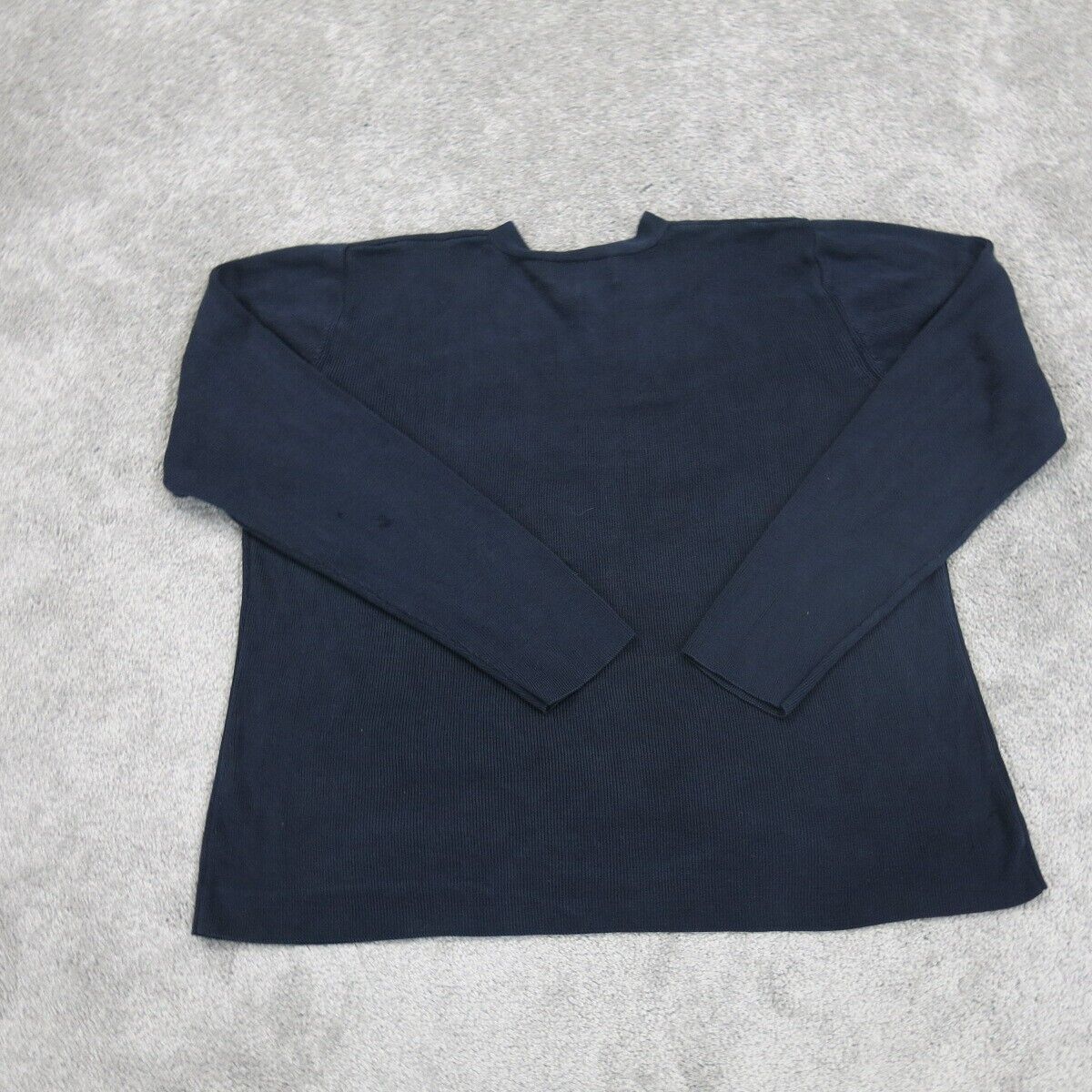 Lauren Ralph Lauren Womens Cardigan Sweater Front Button Long Sleeve Black SZ M
